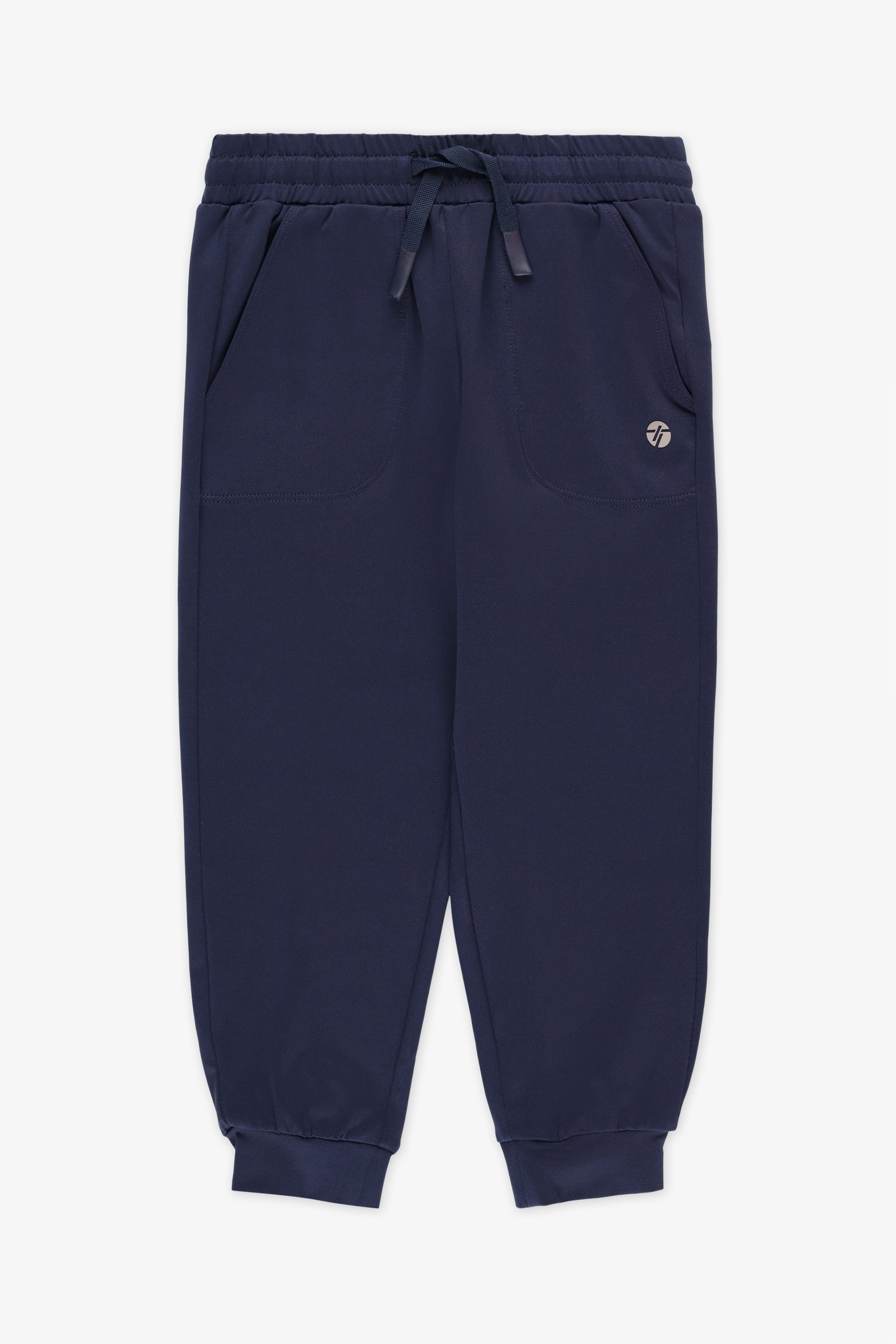 Pantalon semi-haut élastique - Enfant fille && VERT