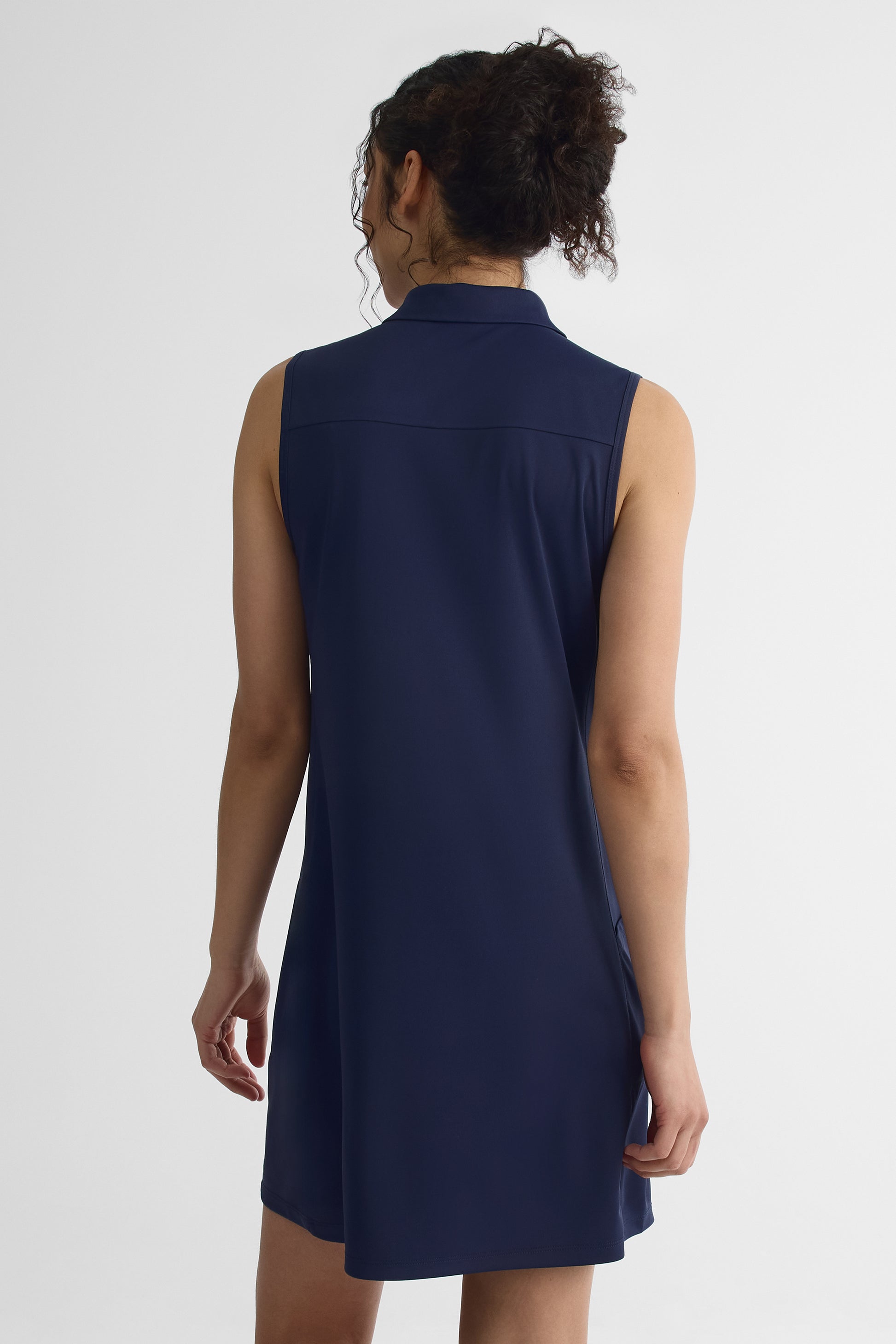 Robe polo à manches courtes - Femme && MARIN