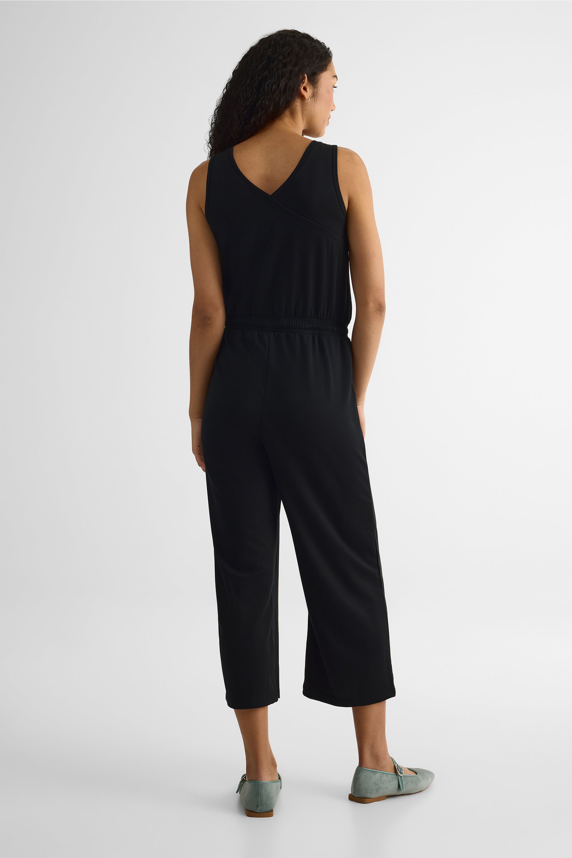 Jumpsuit sans manches - Femme && NOIR