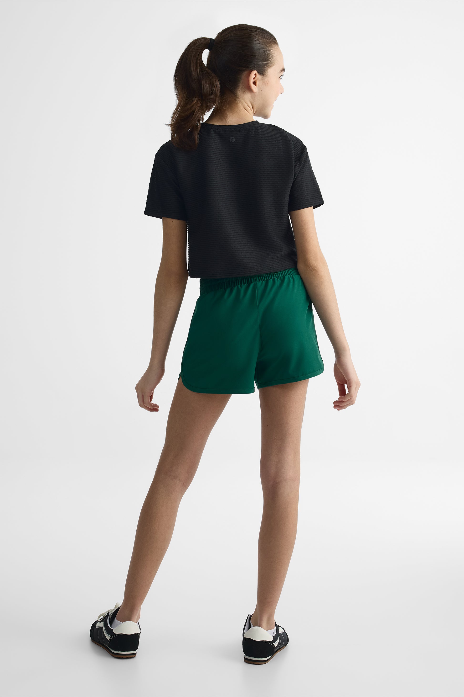 Short taille semi-haute - Ado fille && VERT