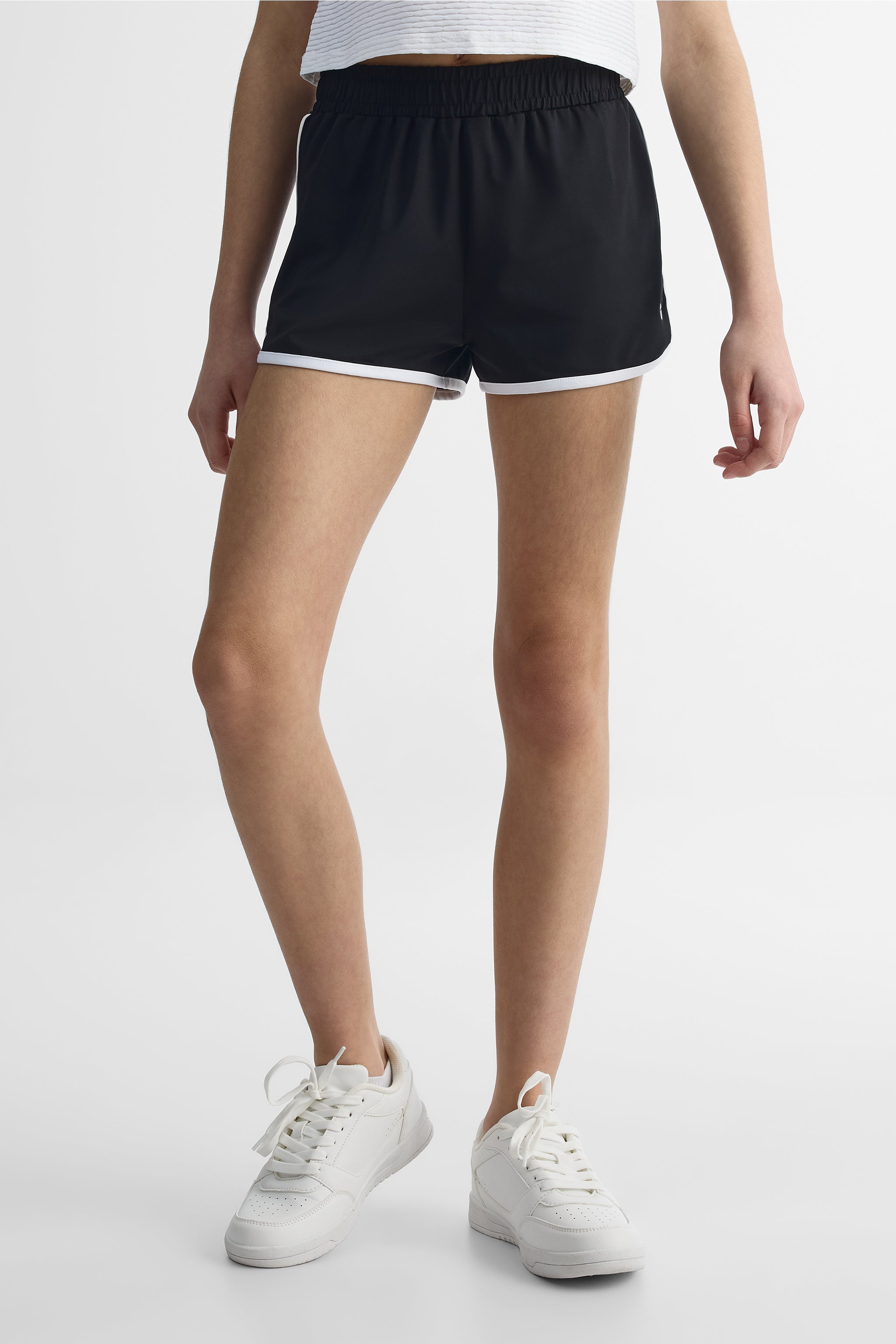 Short taille semi-haute - Ado fille && NOIR