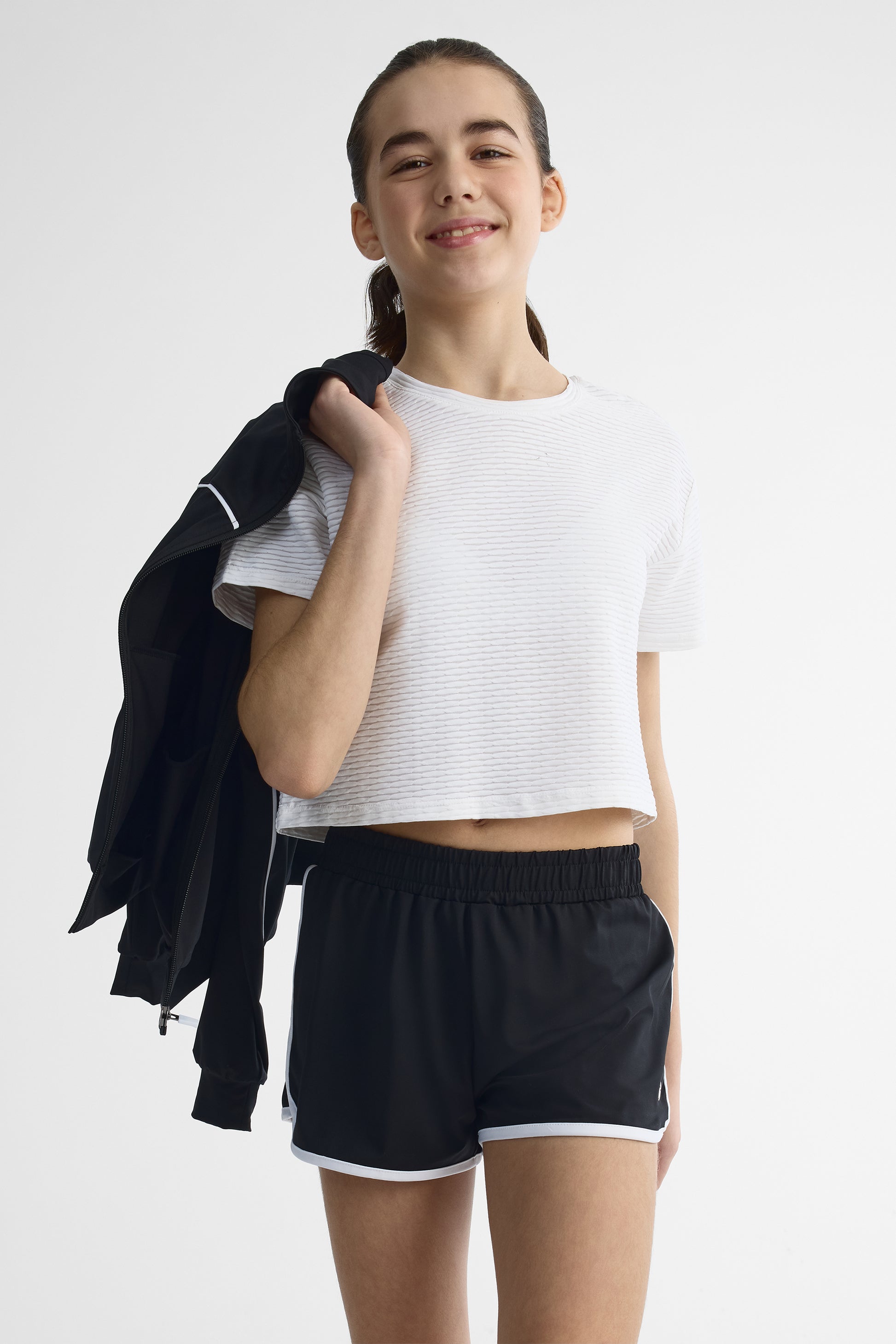 Short taille semi-haute - Ado fille && NOIR