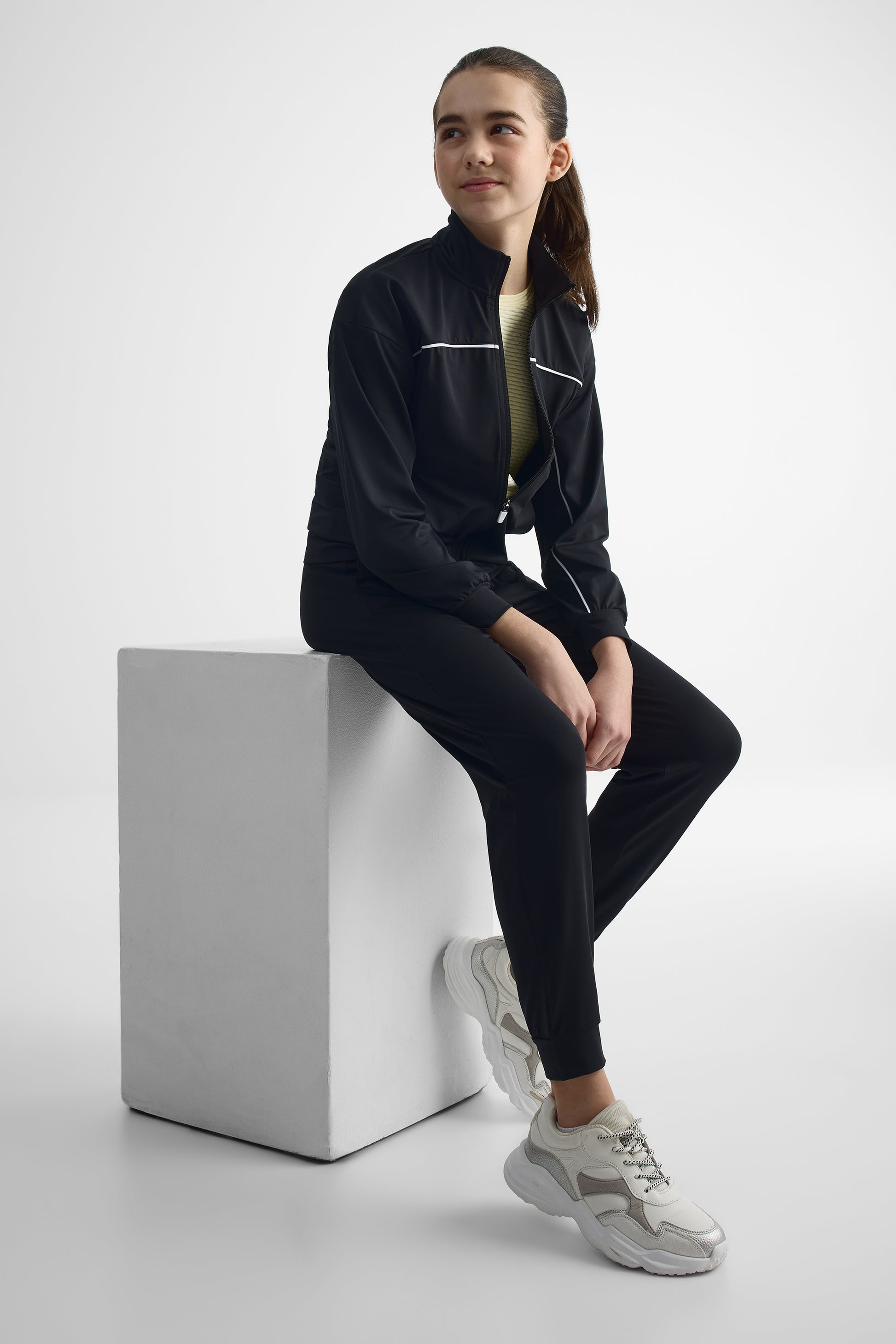 Veste à manches longues - Ado fille && NOIR