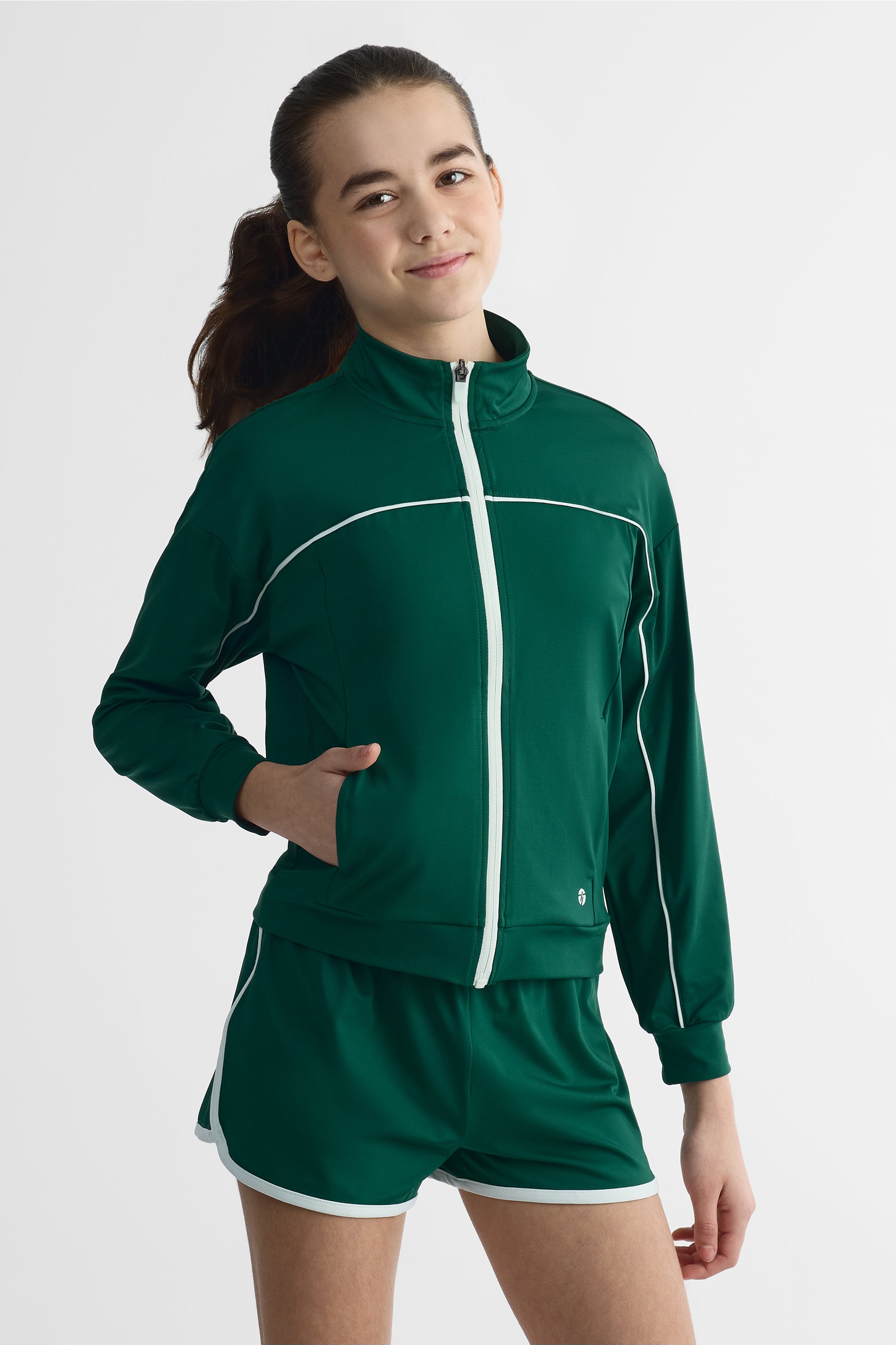 Veste à manches longues - Ado fille && VERT