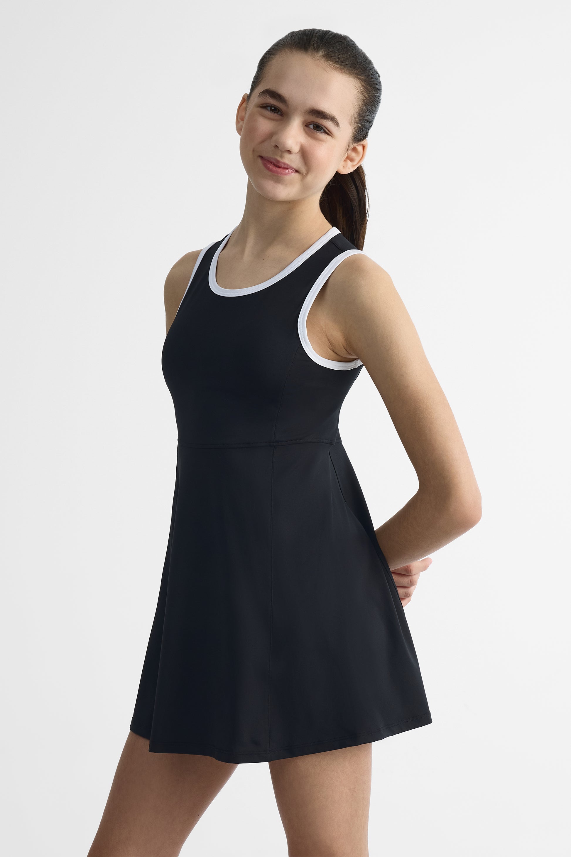 Robe active sans manches - Ado fille && NOIR
