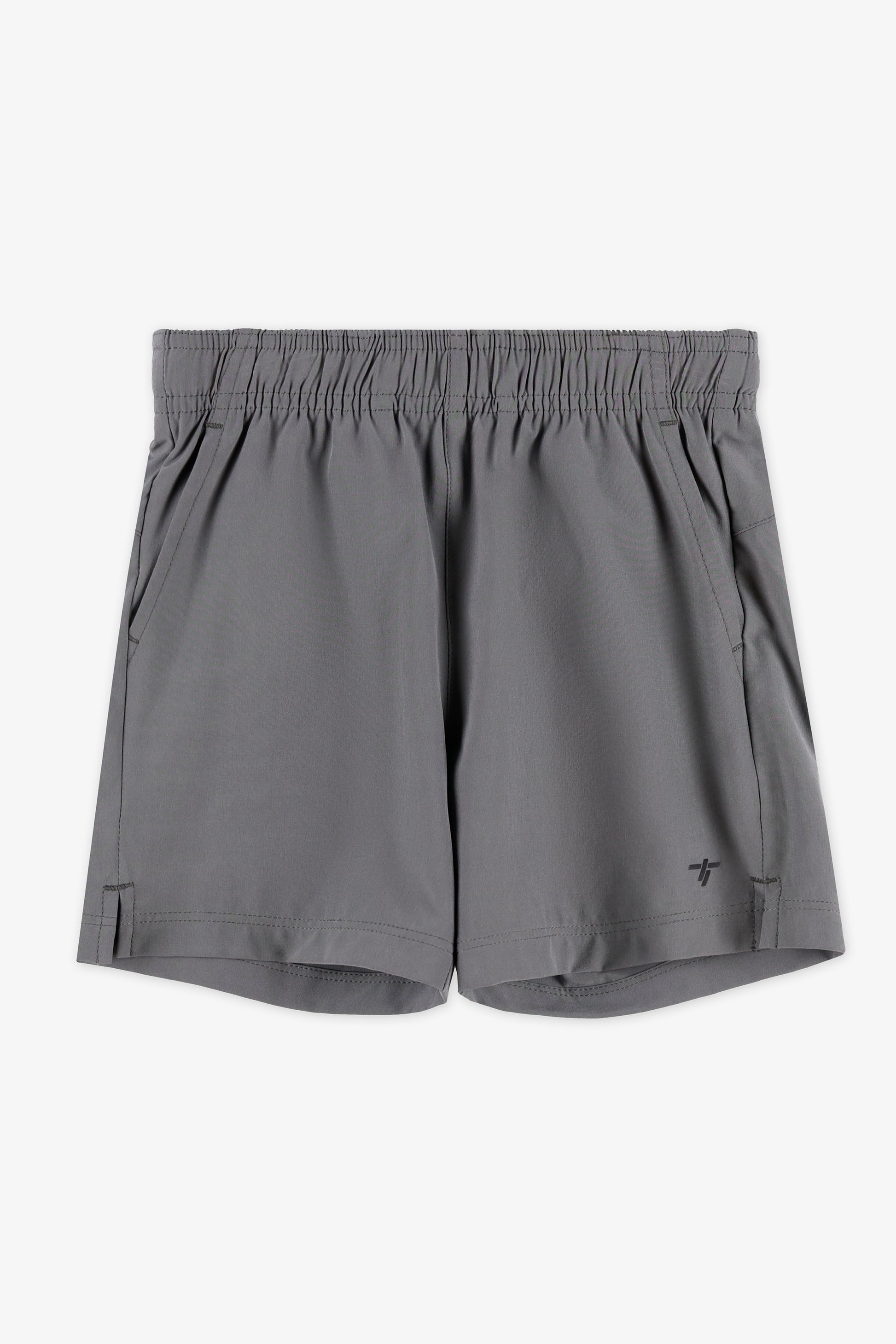 Short linerless élastique, séchage rapide - Enfant garçon && GRIS