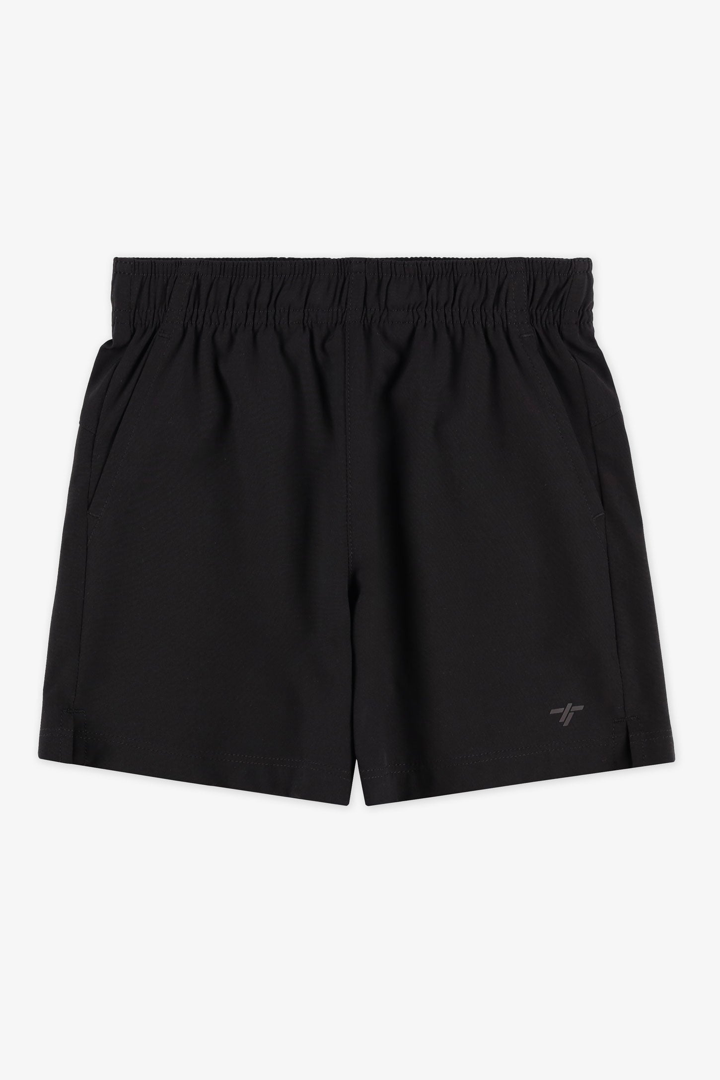 Short linerless élastique, évacuation humidité - Enfant garç && NOIR