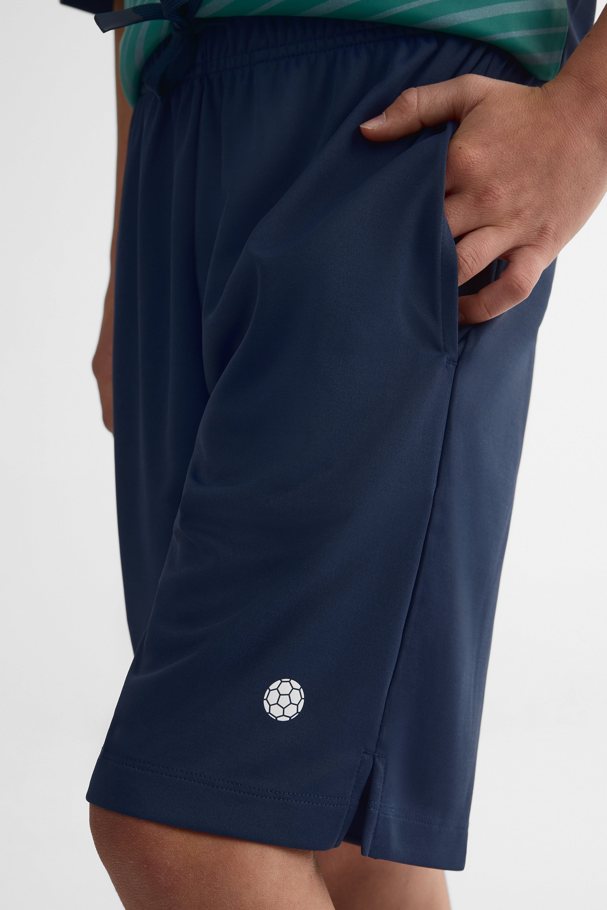 Short élastique à cordon - Ado garçon && INDIGO