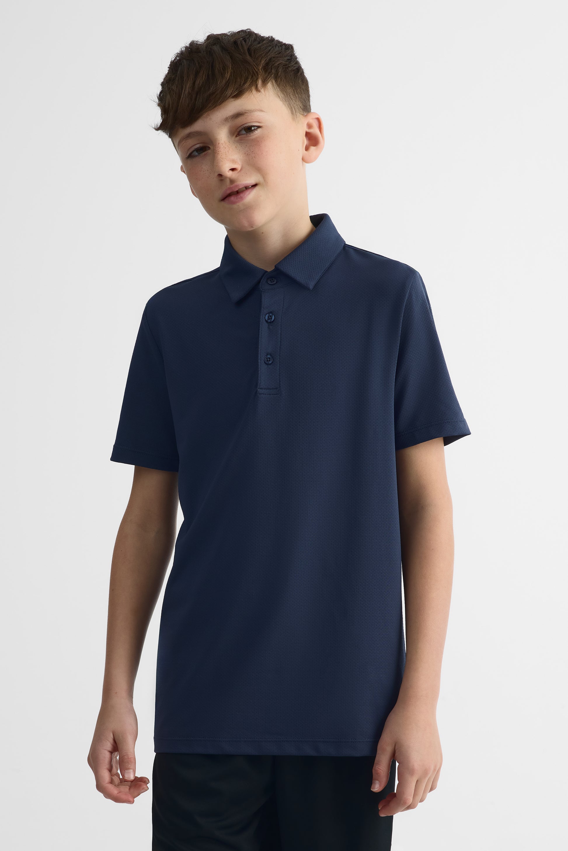 Chandail polo colorblock à manches courtes - Ado garçon && INDIGO