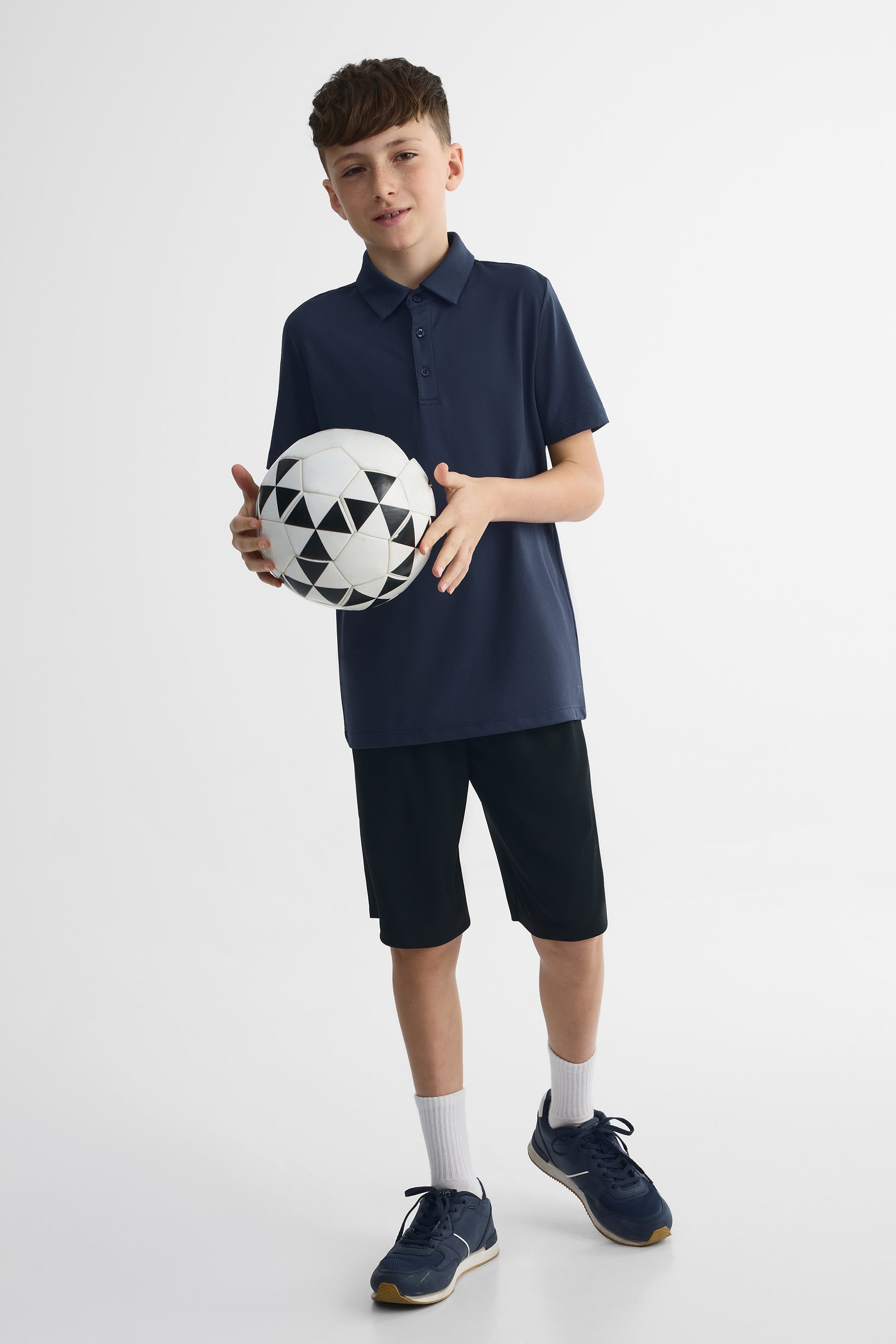 Chandail polo colorblock à manches courtes - Ado garçon && INDIGO