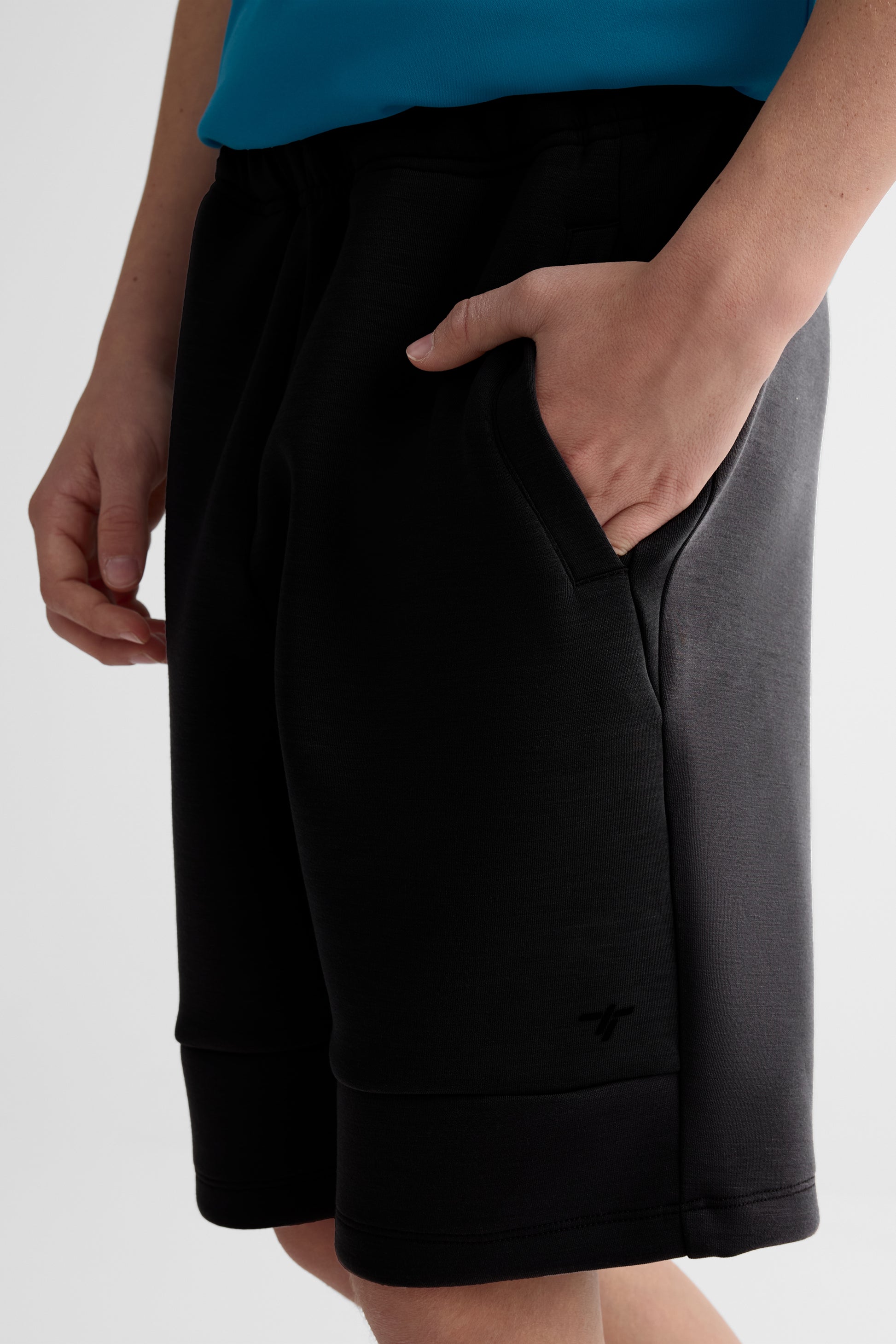 Short linerless à cordon - Ado garçon && NOIR