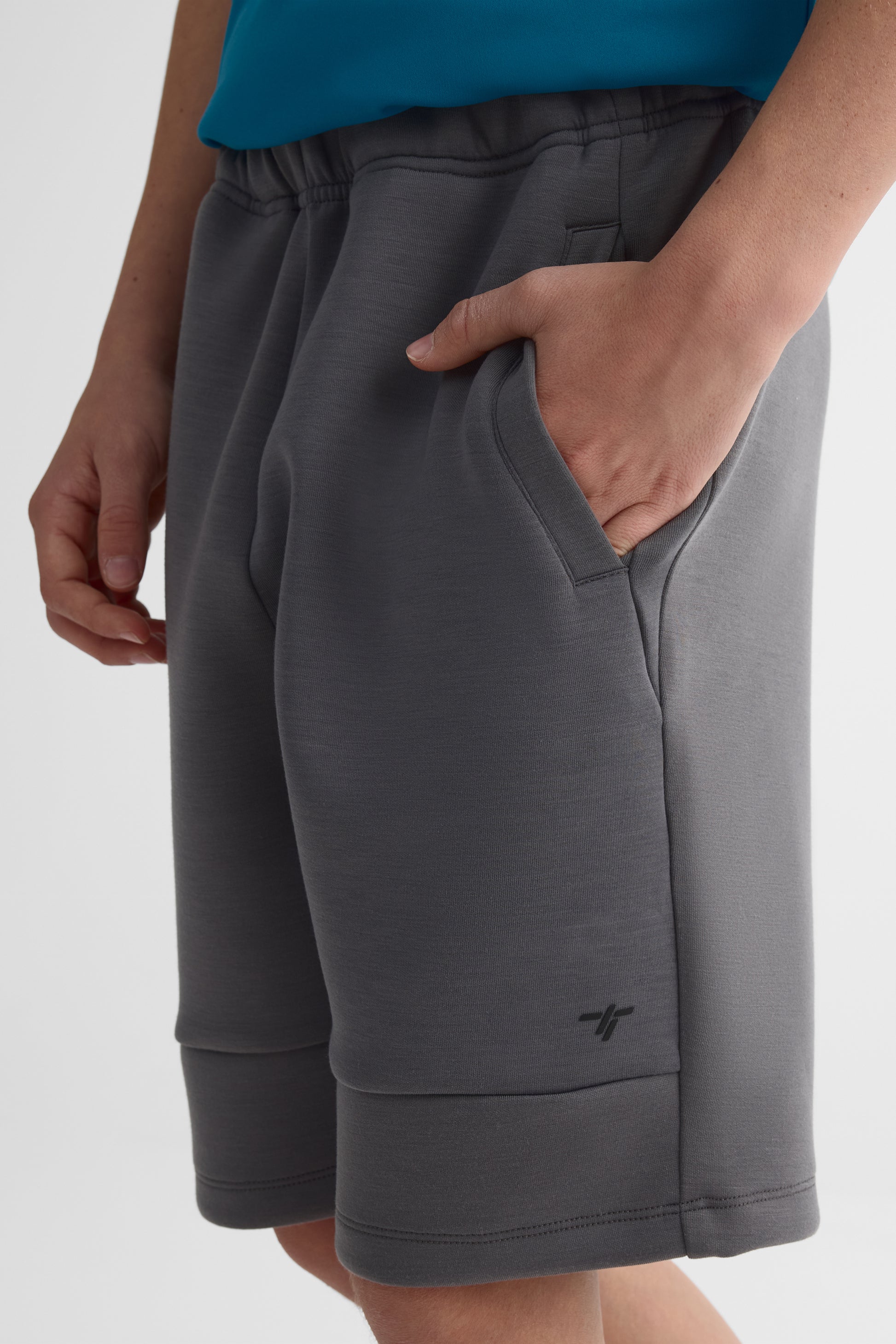 Short linerless à cordon - Ado garçon && GRIS