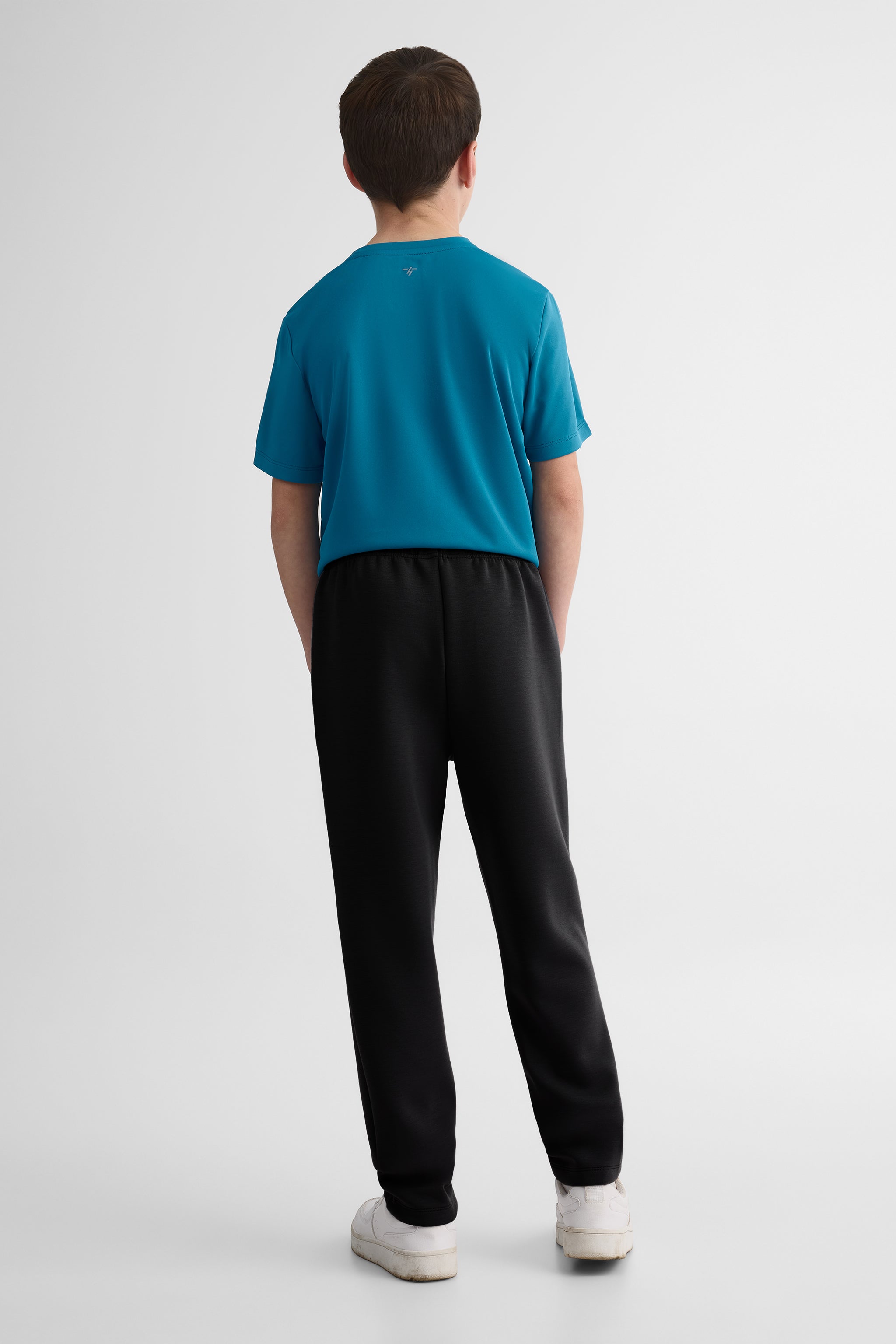 Pantalon slim fit élastique - Ado garçon && NOIR