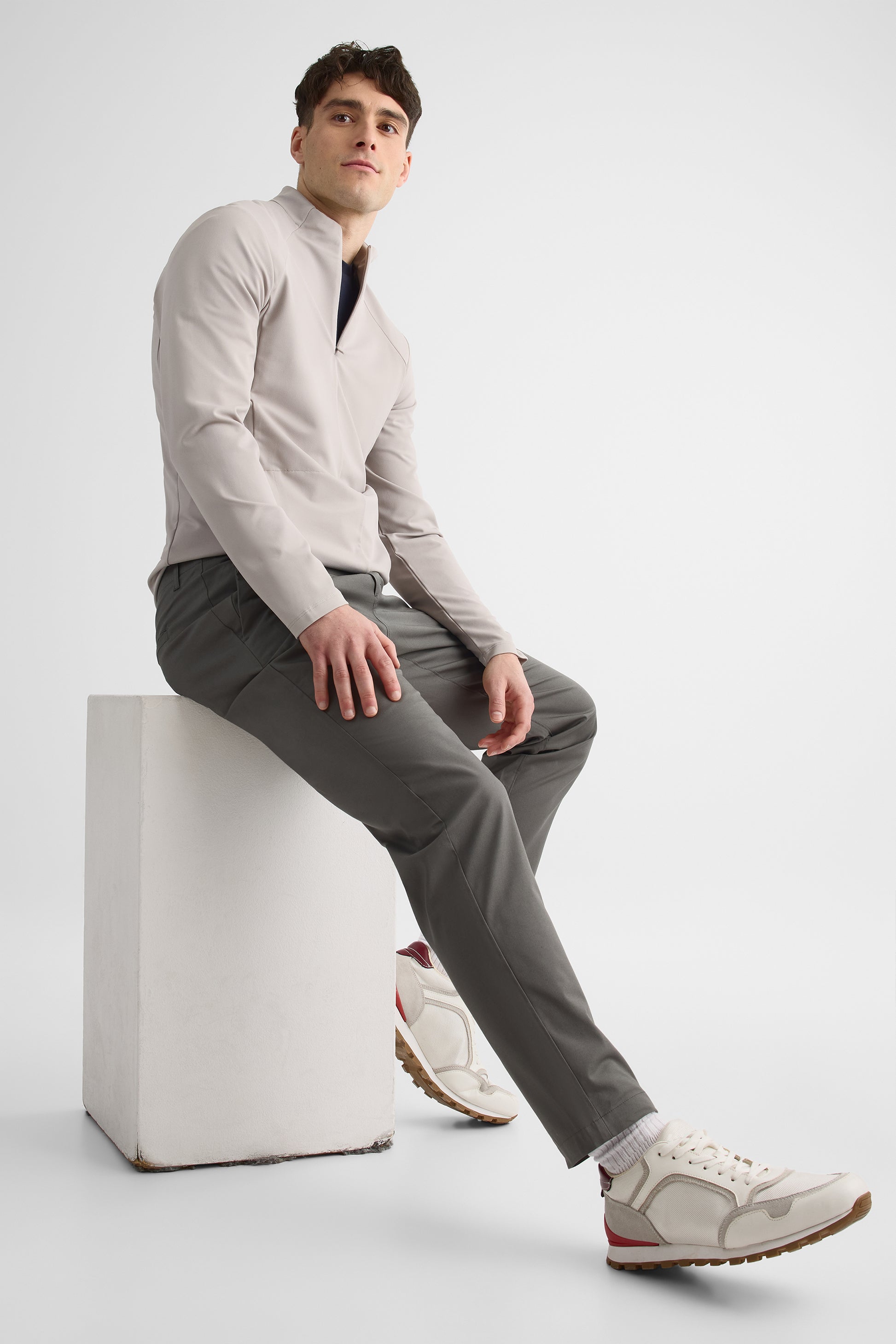 Veste à manches longues - Homme && TAUPE