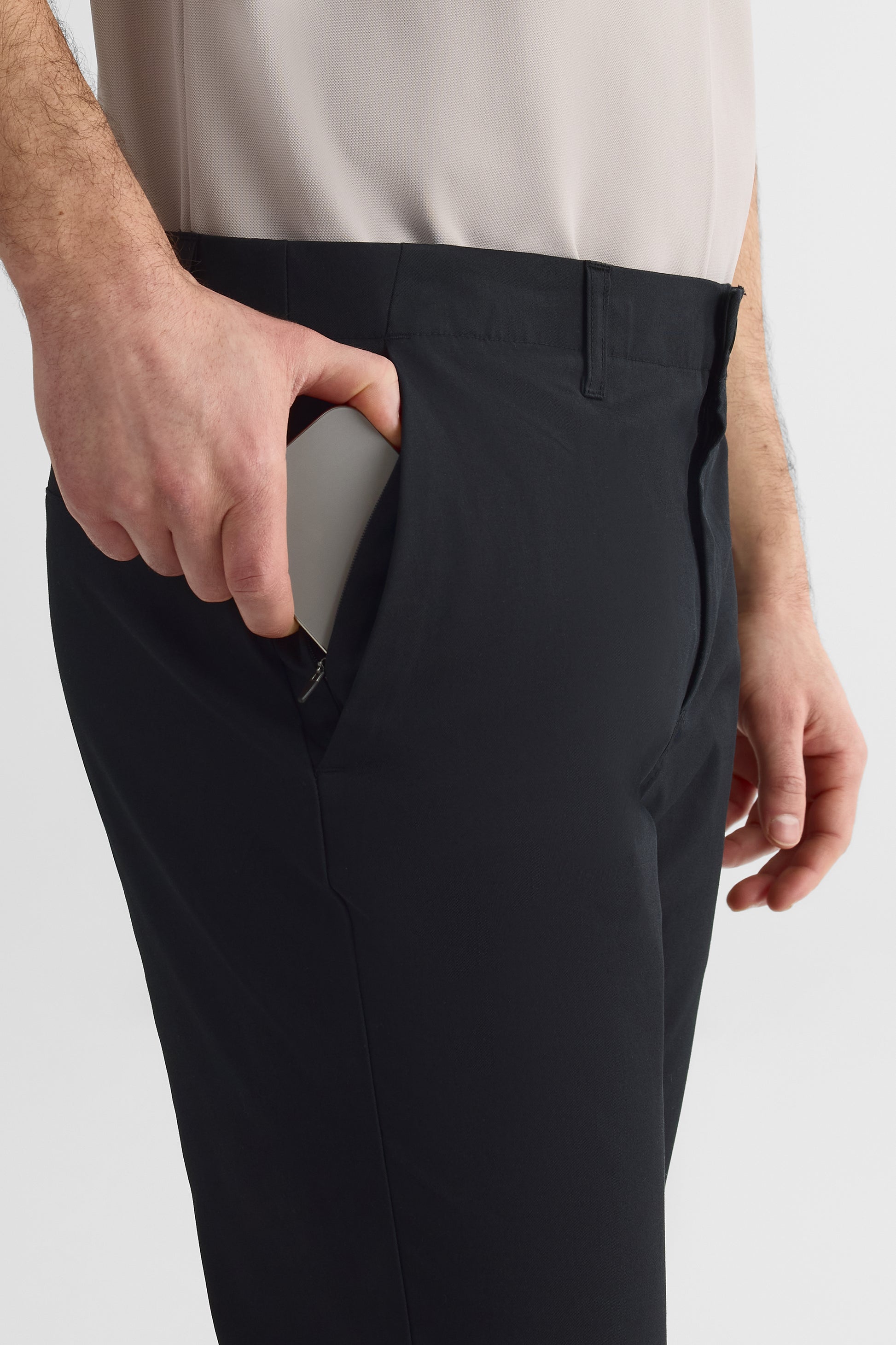 Pantalon technique à poches - Homme && NOIR