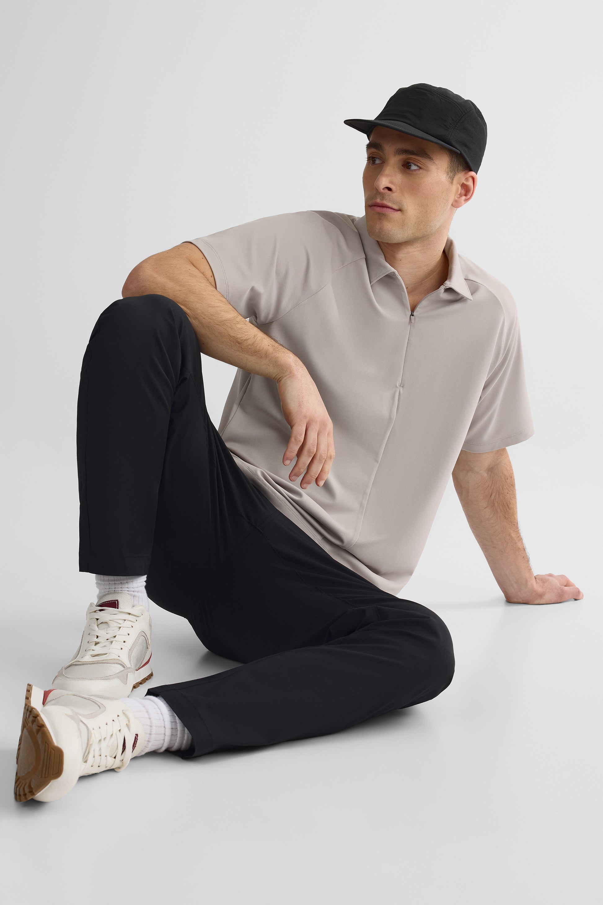 Pantalon technique à poches - Homme && NOIR