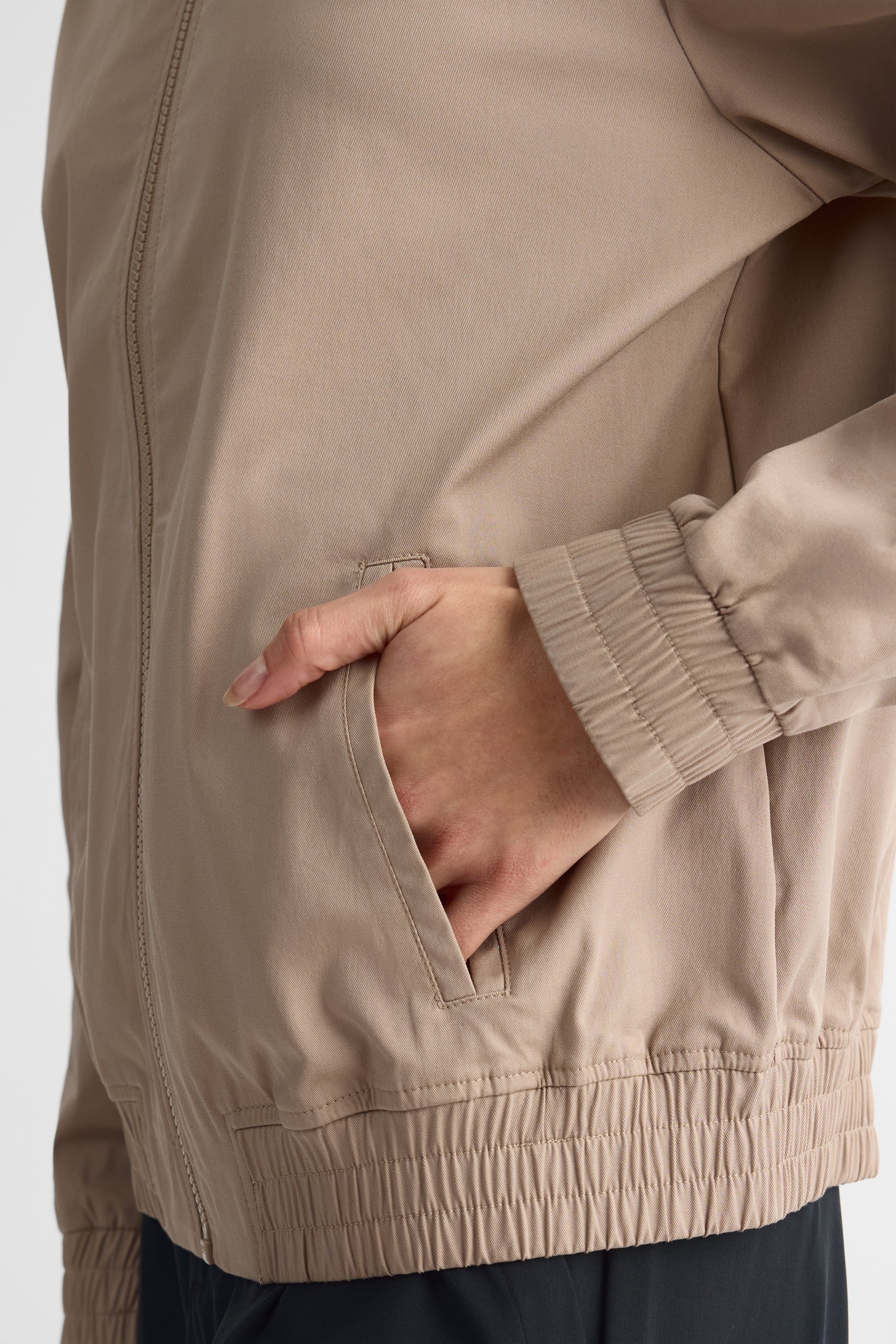 Veste bomber à poches - Femme && BRUN