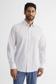 Chemise à manches longues - Homme && BLEU MULTI