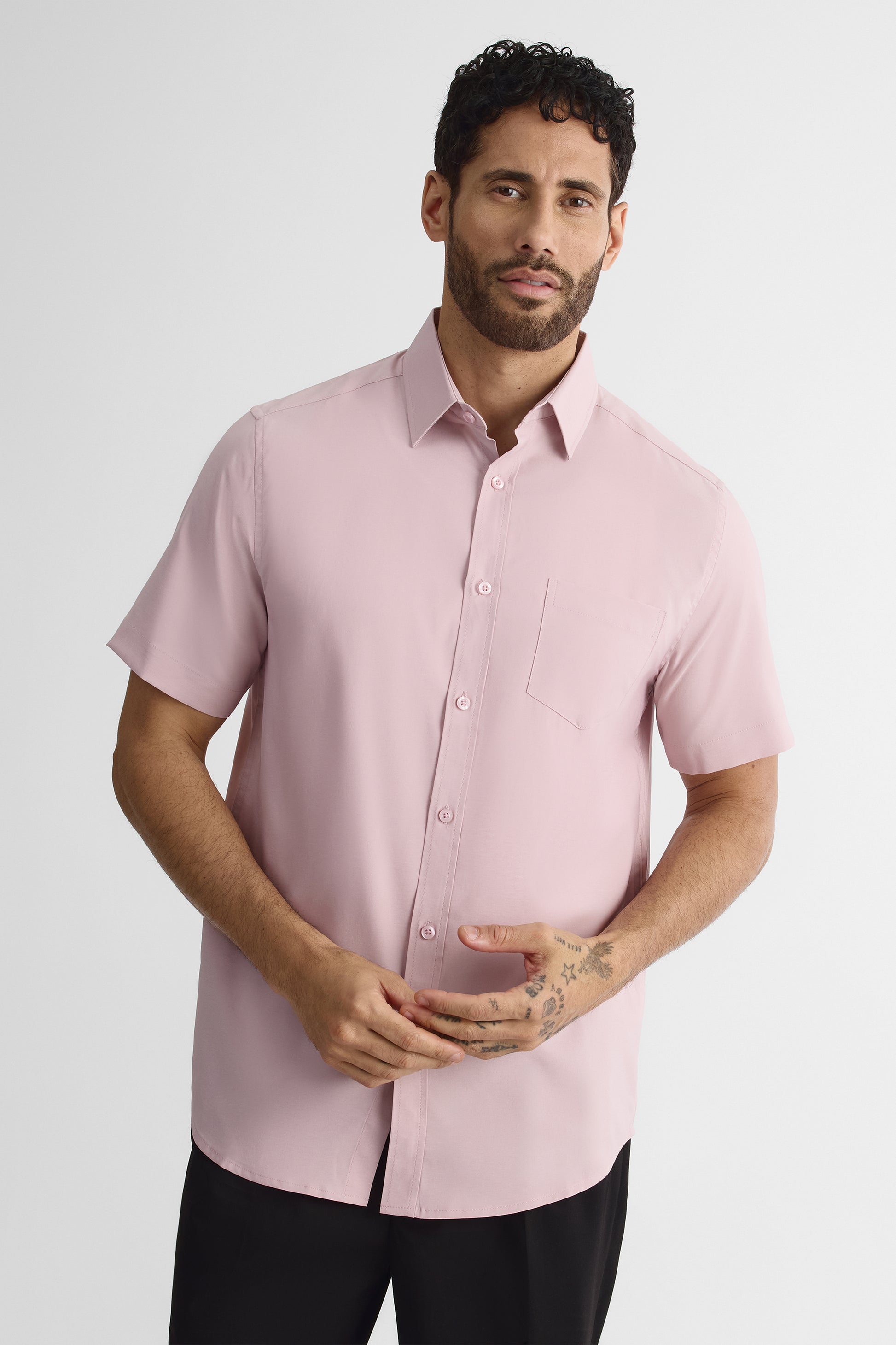 Chemise à manches courtes - Homme && ROSE