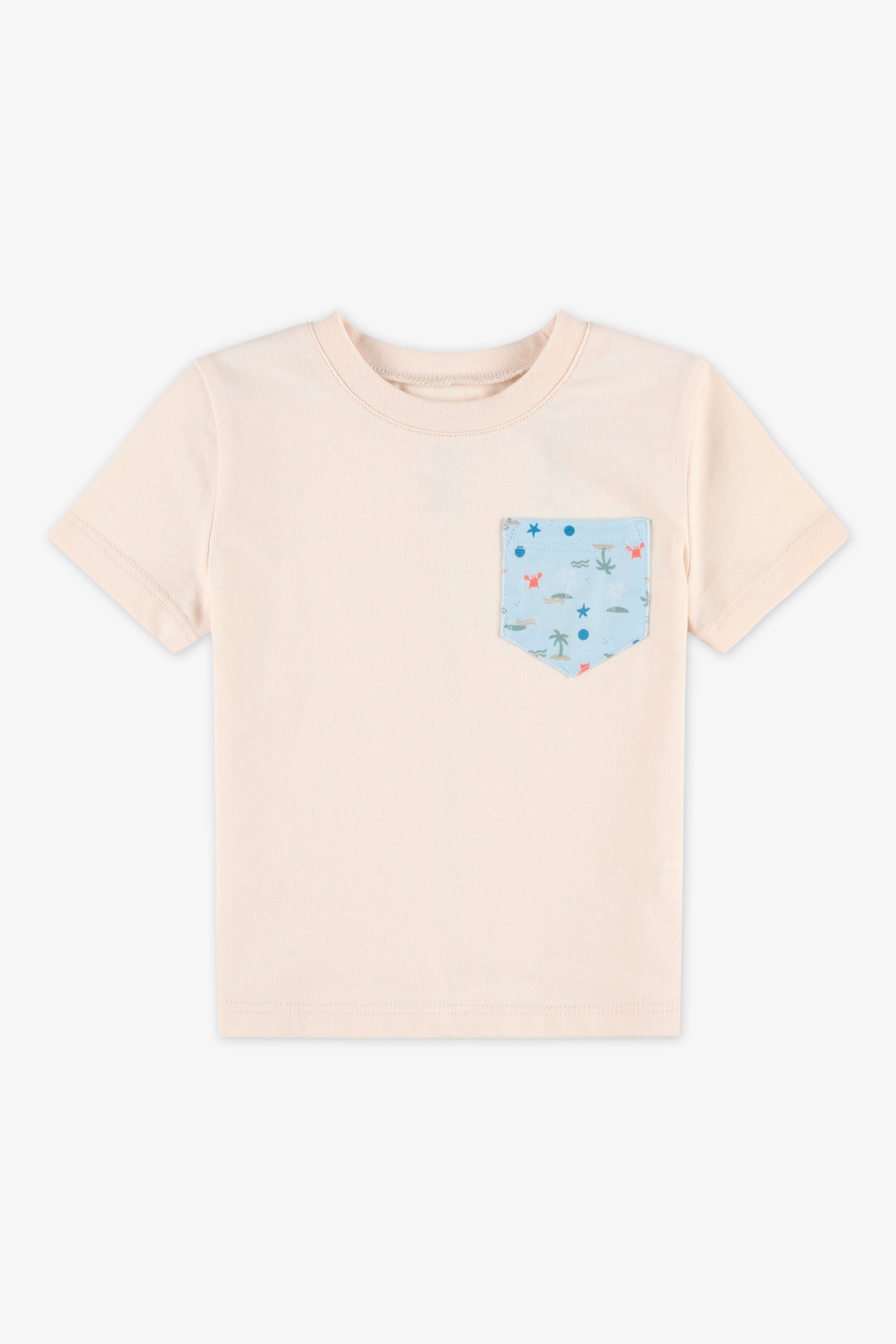 Chandail à manches courtes - Bébé garçon && BEIGE