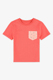 T-shirt à manches courtes - Enfant fille && ROSE