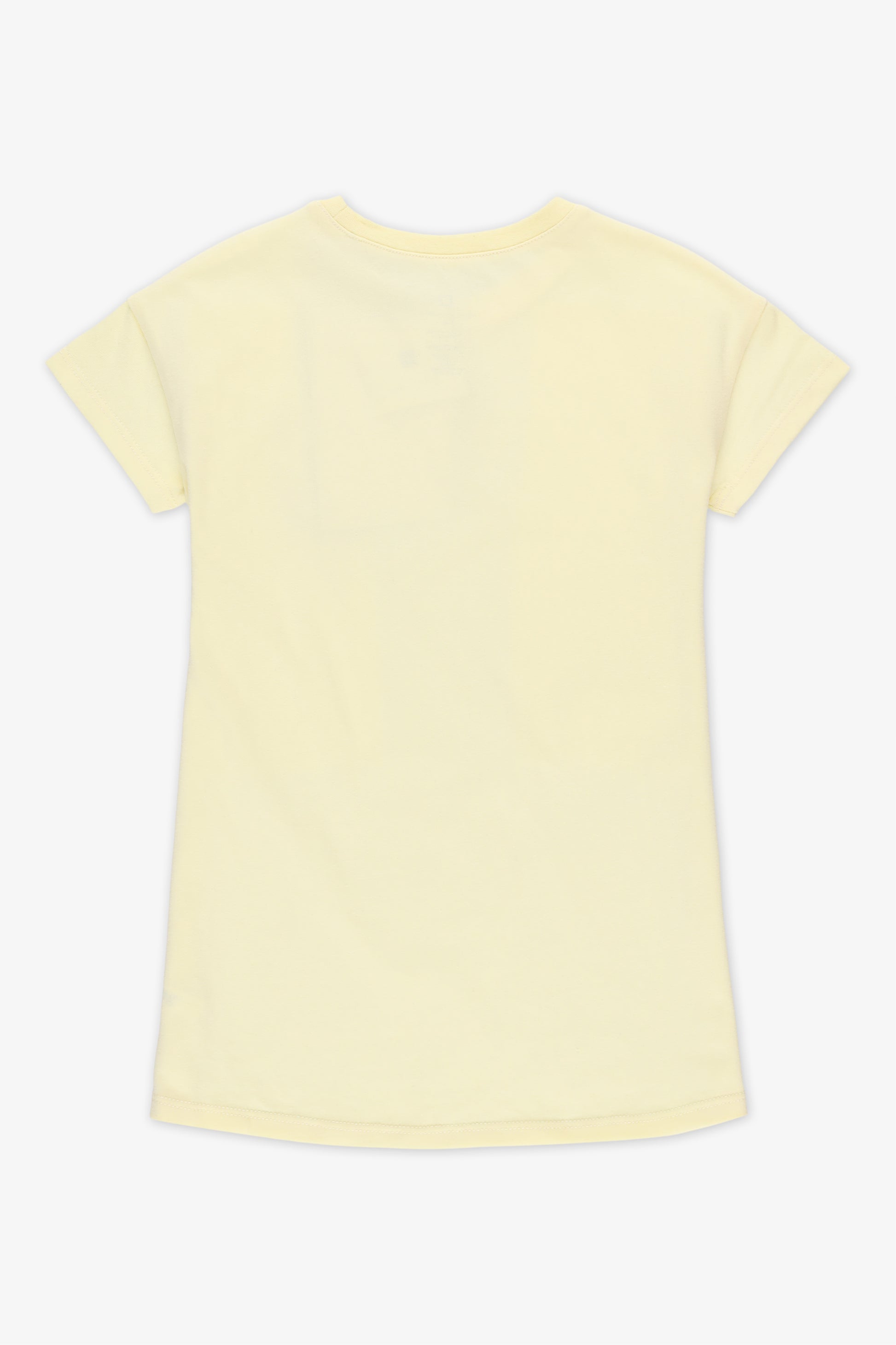 Robe manches courtes - Enfant fille && JAUNE