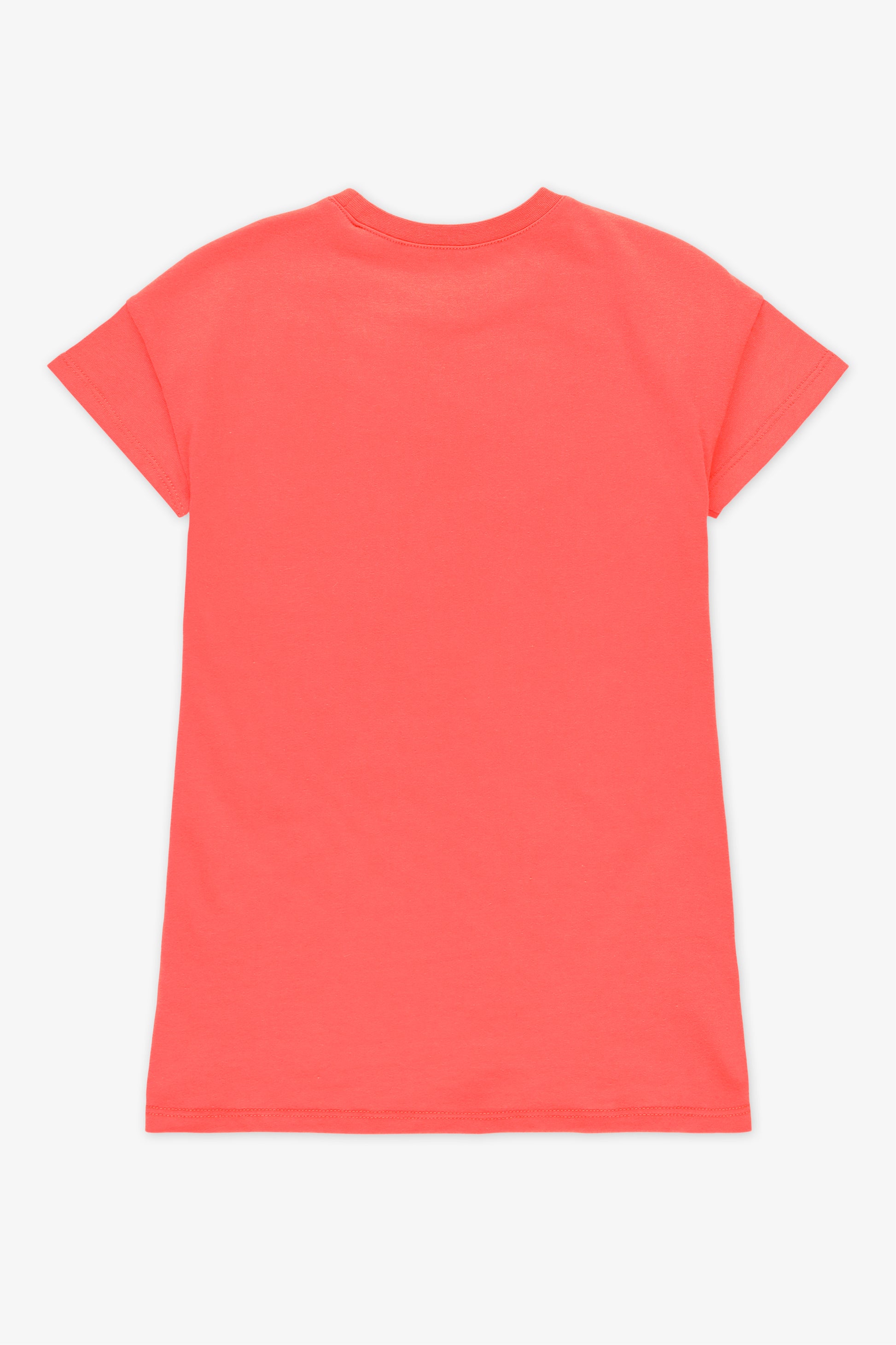 Robe manches courtes - Enfant fille && ROSE