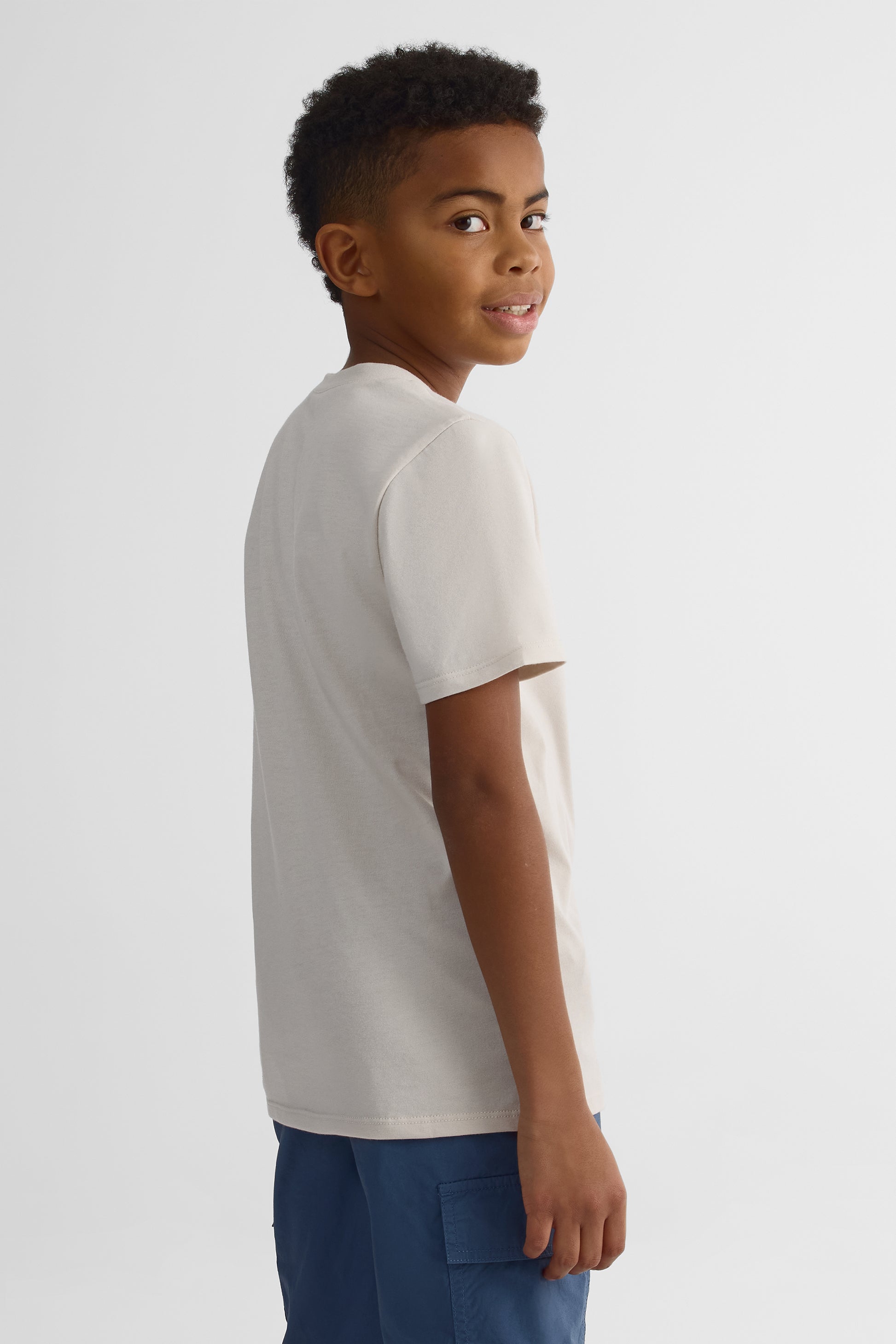 Chandail à manches courtes - Ado garçon && BEIGE