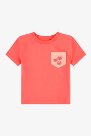 Chandail à manches courtes - Bébé fille 2/15$ && ROSE