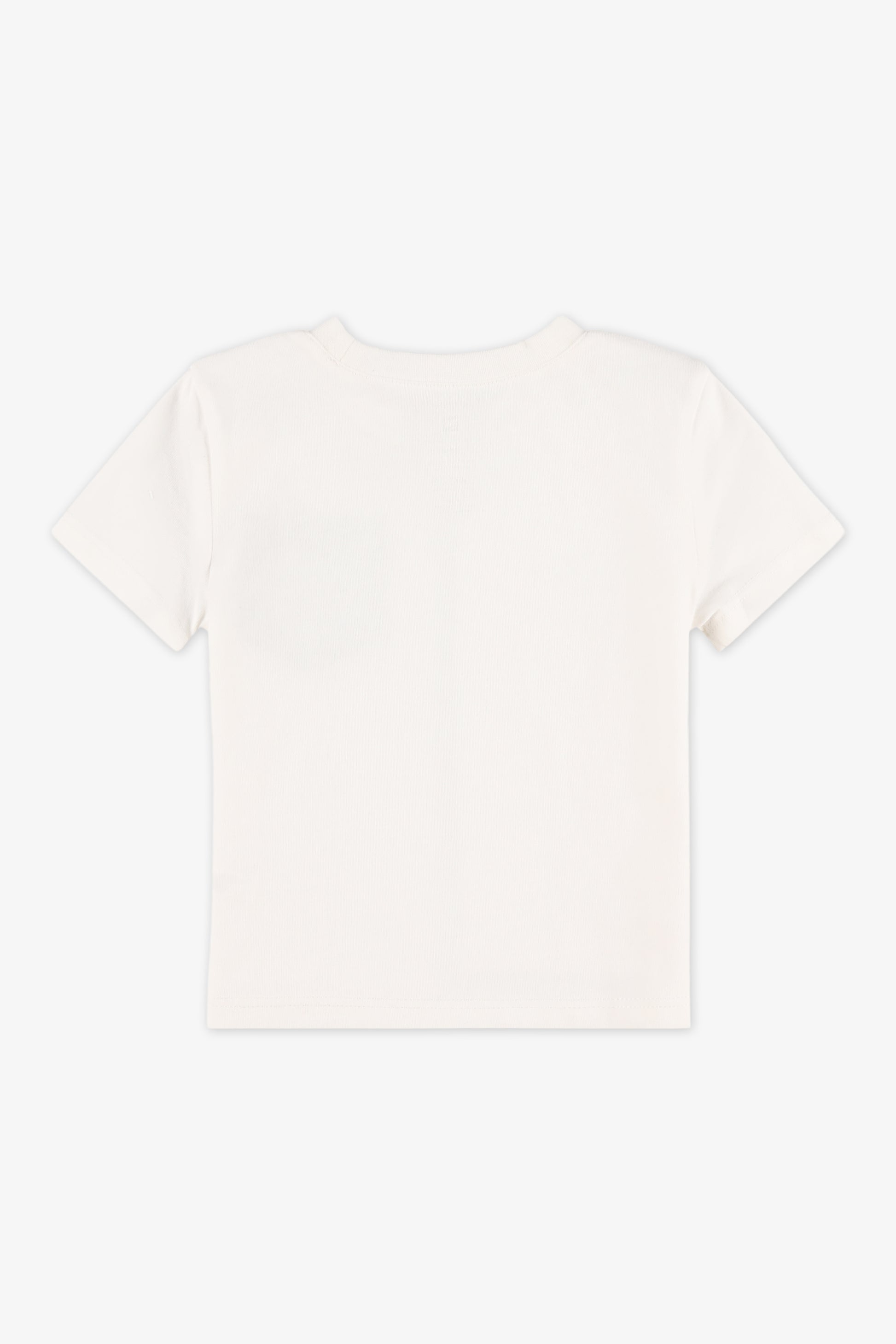 Chandail à manches courtes - Bébé fille 2/15$ && BLANC CASSÉ