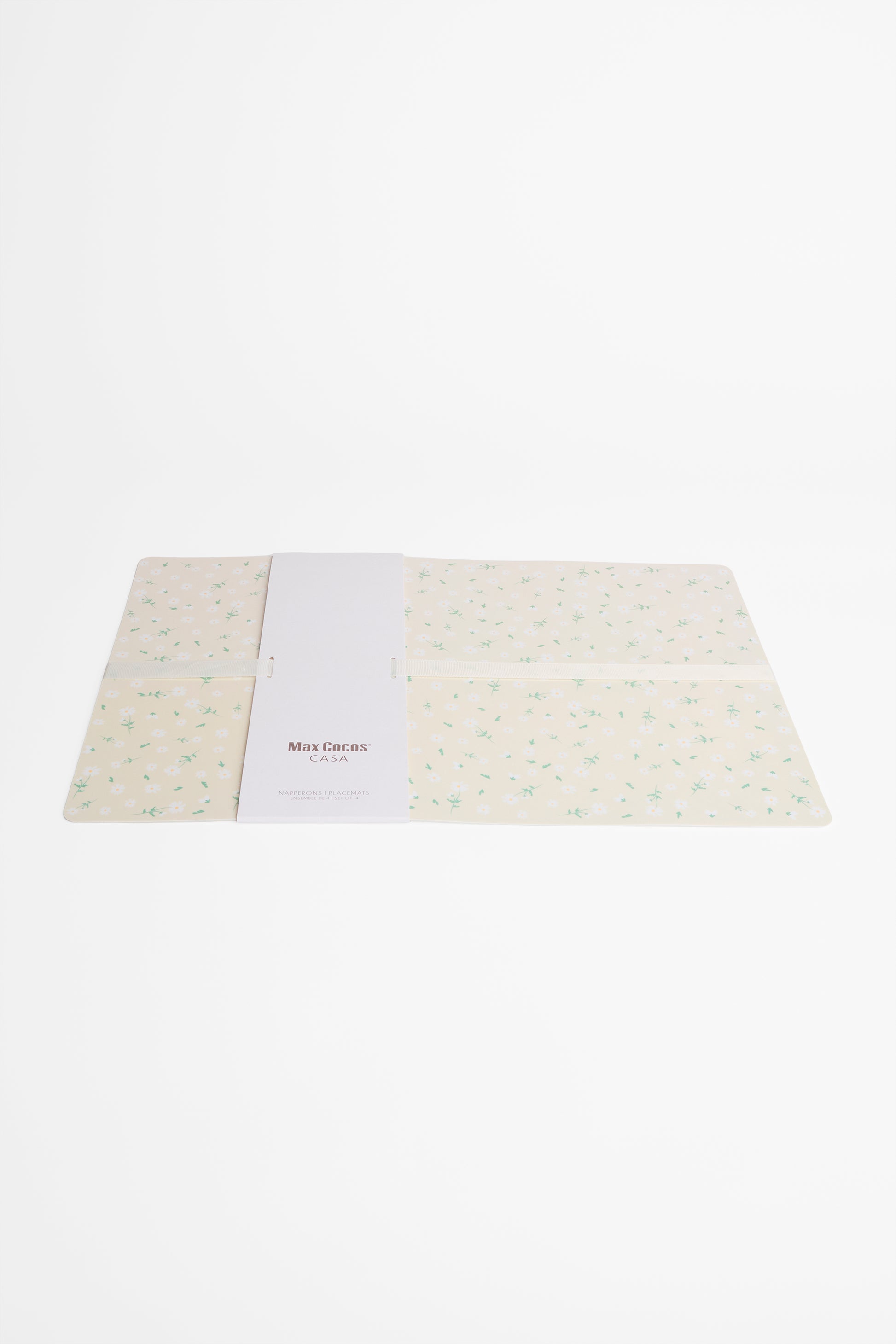 Napperons imprimés 12x18" - Maison (Pack de 4) && CREME MULTI