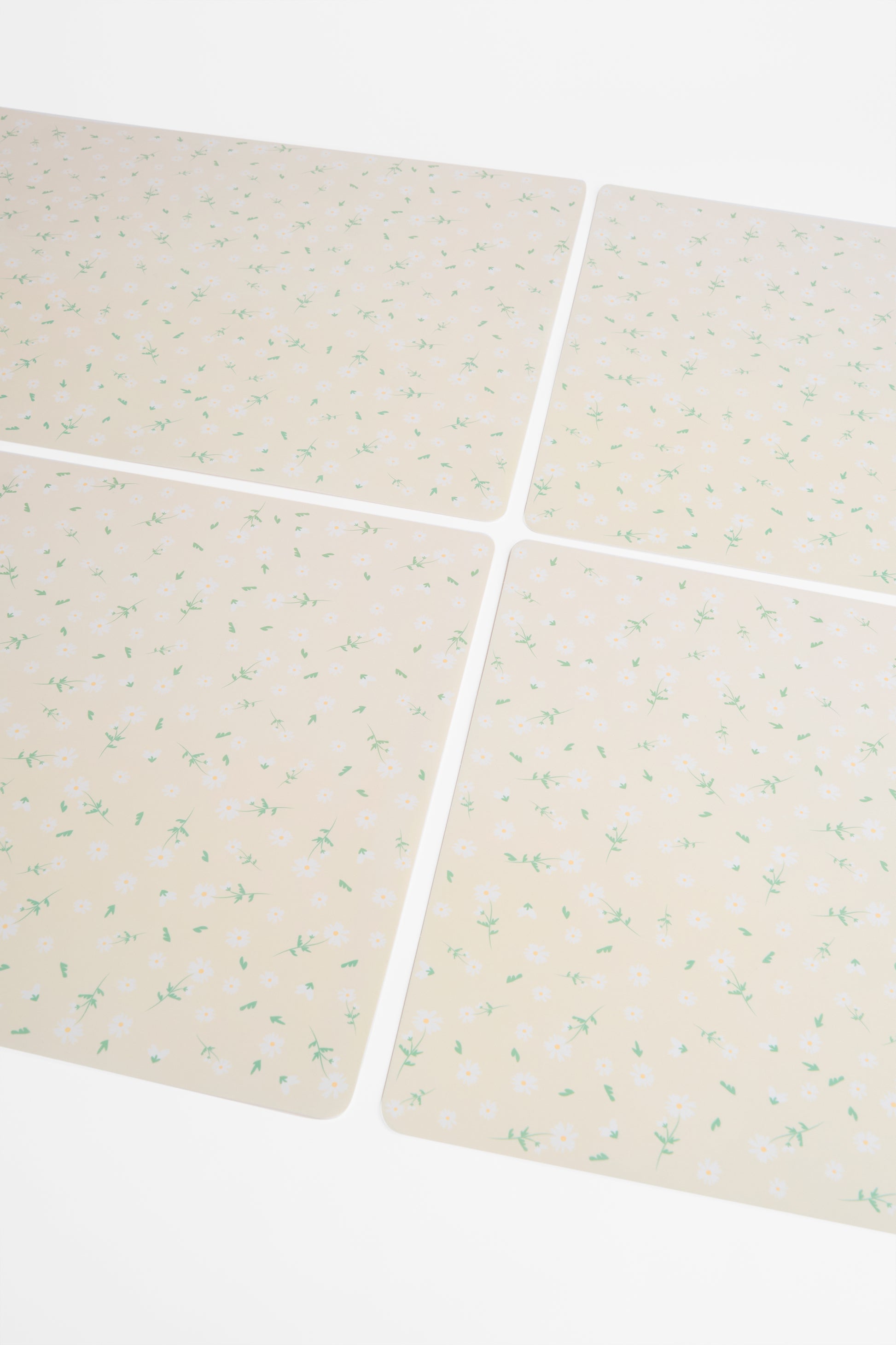 Napperons imprimés 12x18" - Maison (Pack de 4) && CREME MULTI
