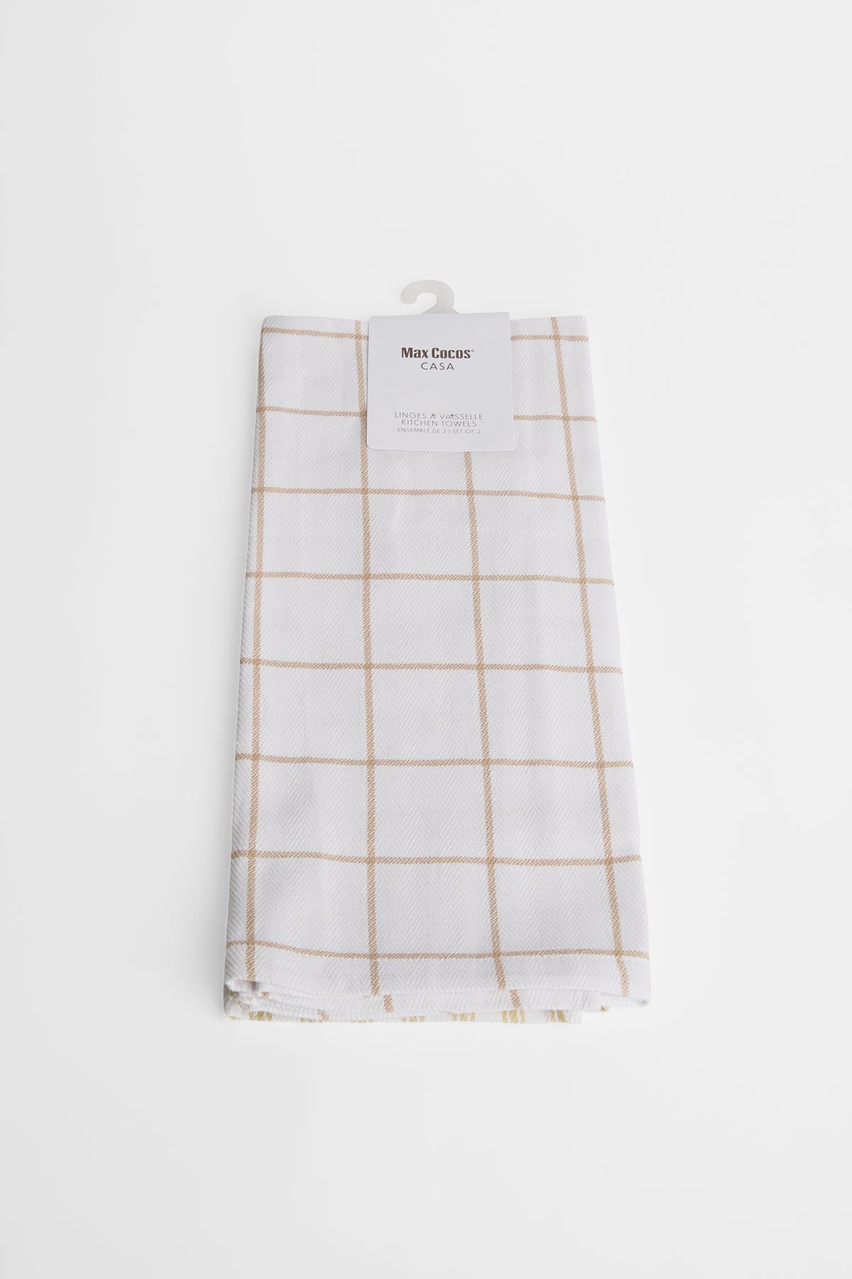 Linge à vaisselle imprimé - Pack de 2 && JAUNE/MULTI