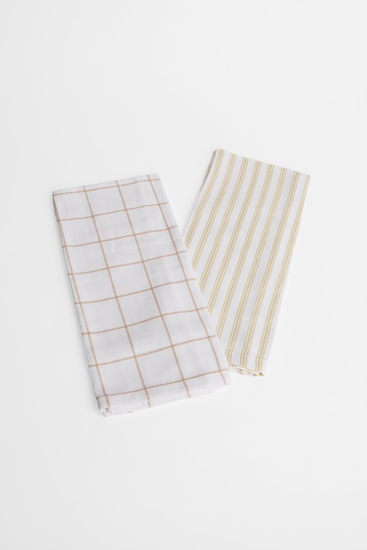Linge à vaisselle imprimé - Pack de 2 && JAUNE/MULTI