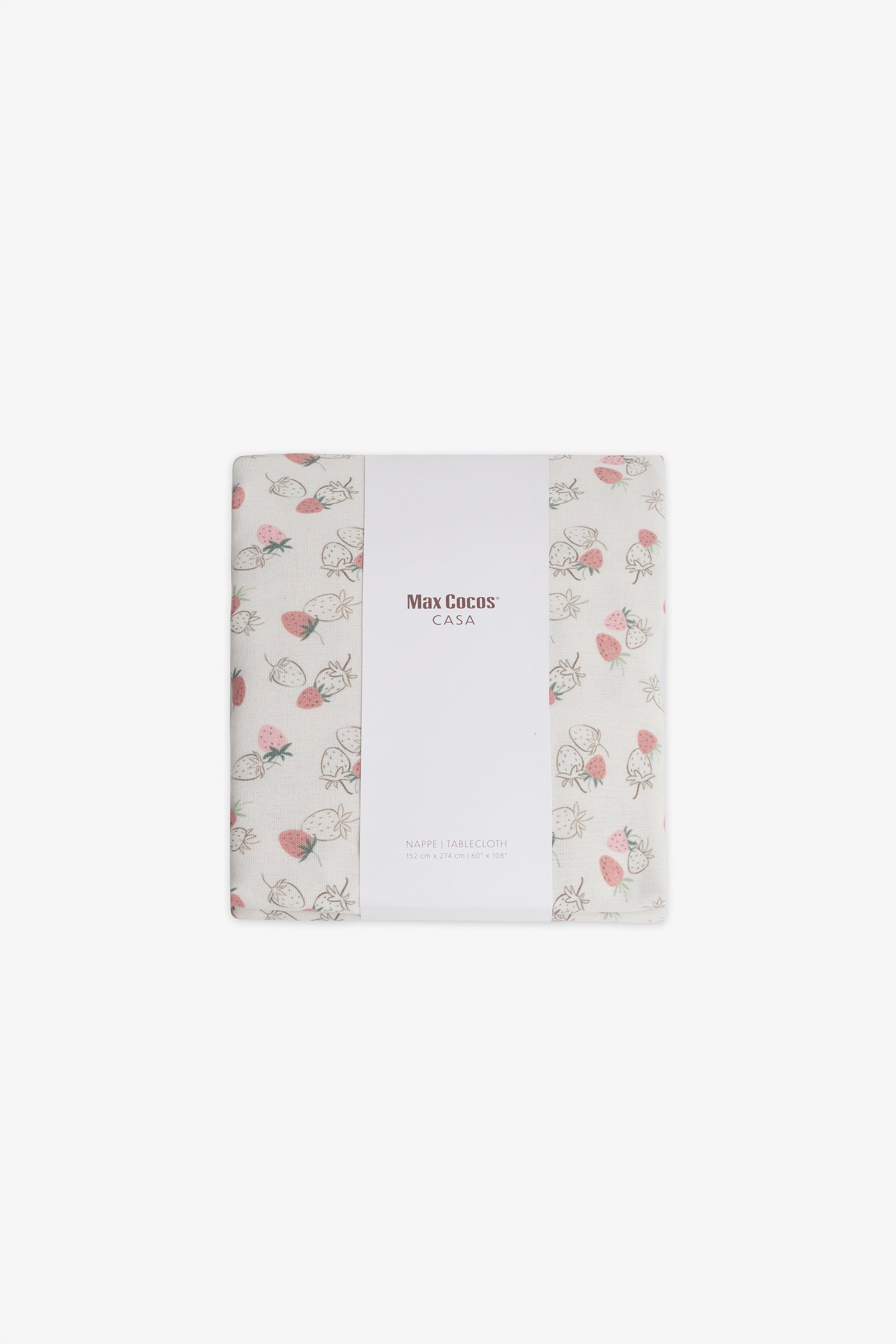 Nappe imprimée 60x108" - Maison && BEIGE/MULTI