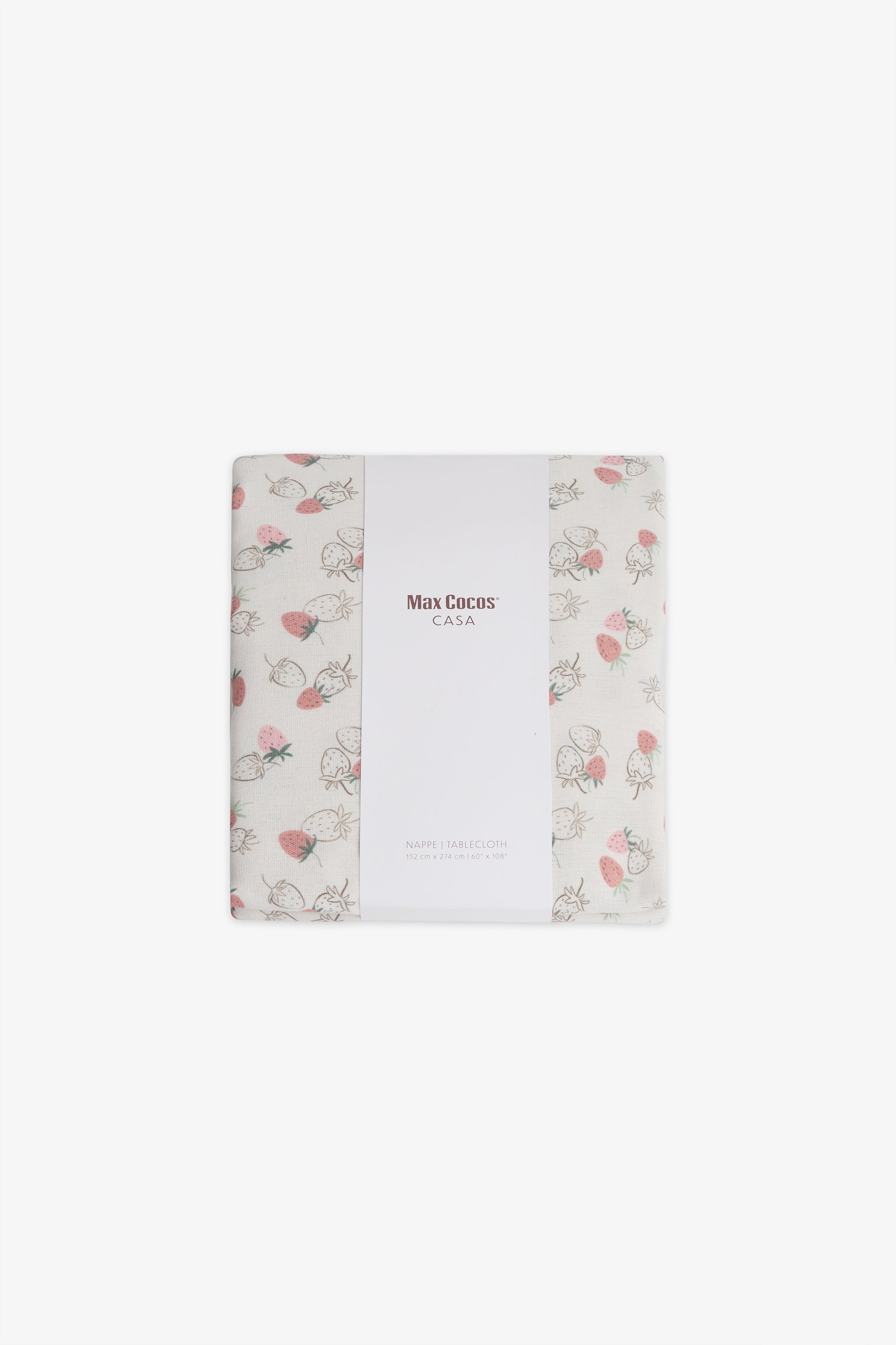 Nappe imprimée 60x108" - Maison && BEIGE/MULTI