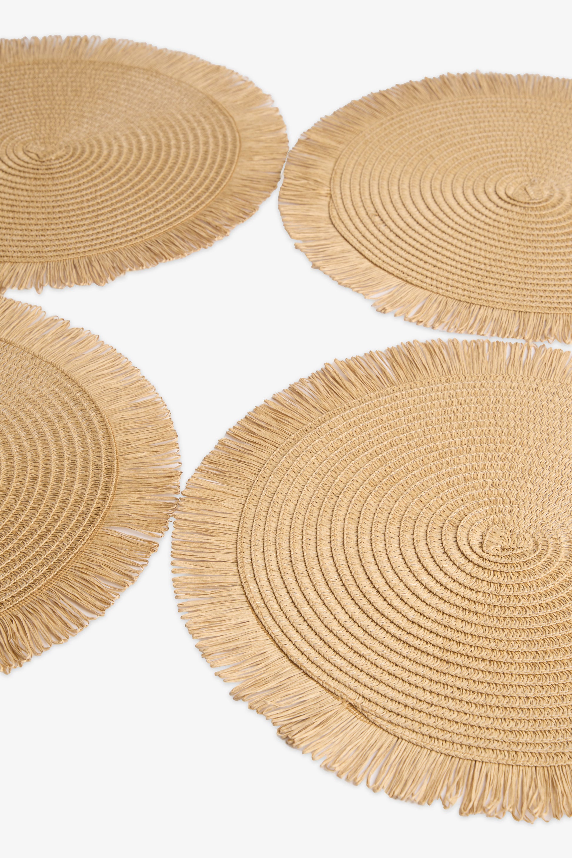 Napperons unis en pack de 4 - Maison && NATUREL