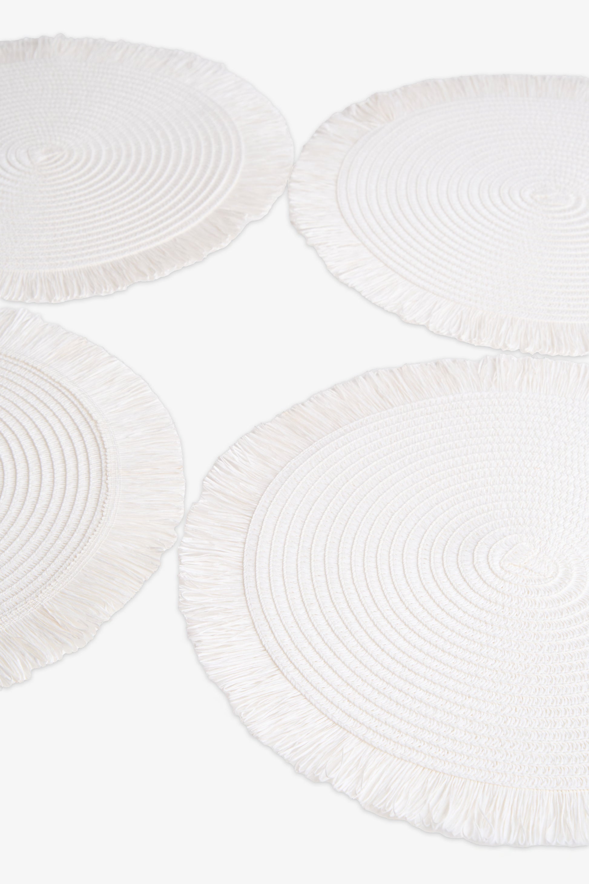 Napperons unis en pack de 4 - Maison && CREME