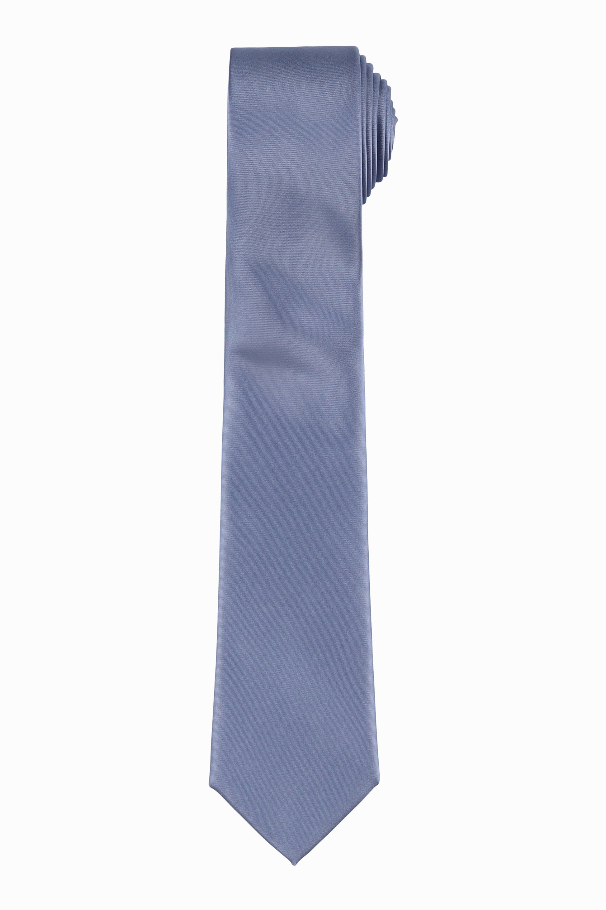 Cravate unie - Homme && BLEU