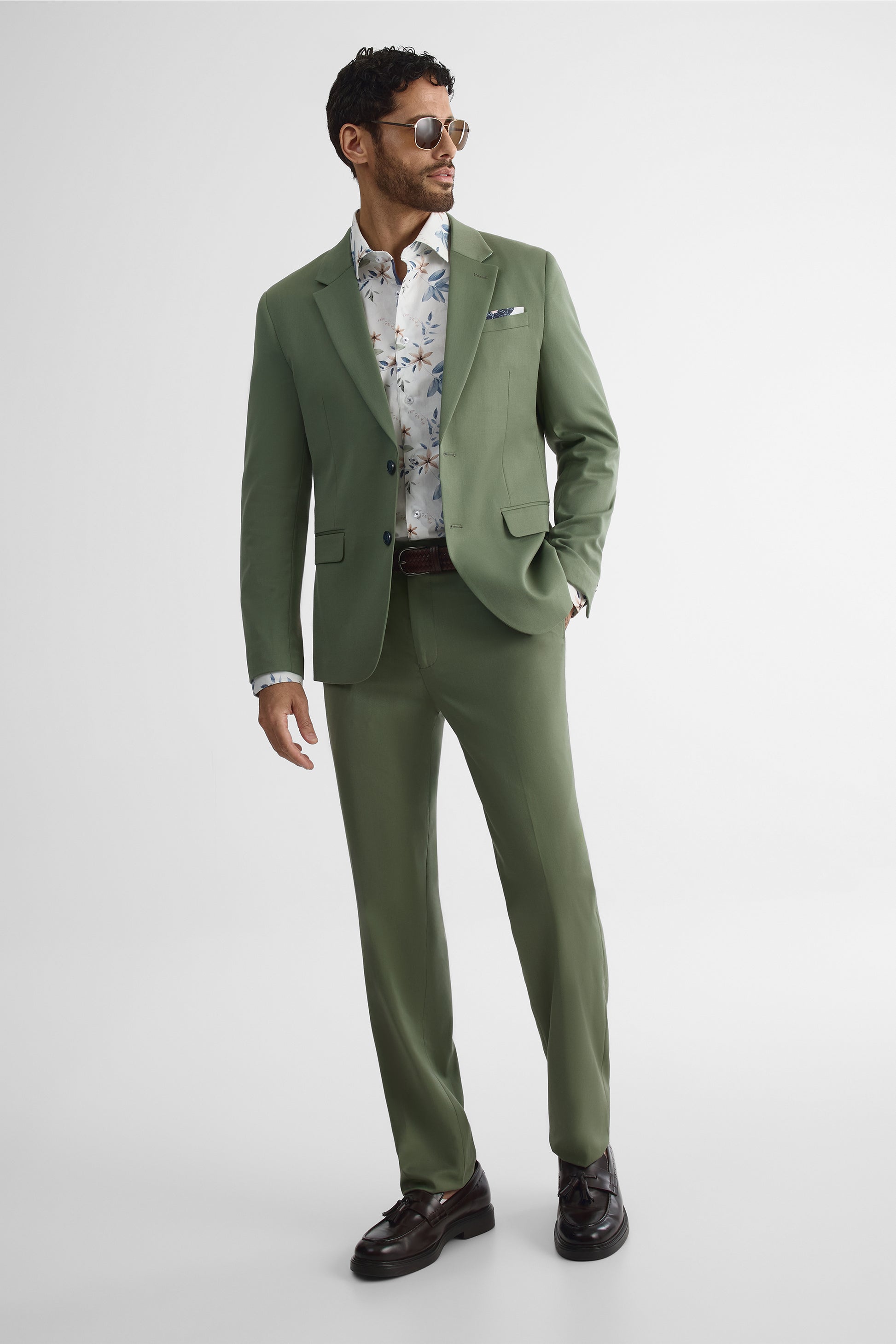 Veston régulier 2 boutons - Homme && SAUGE