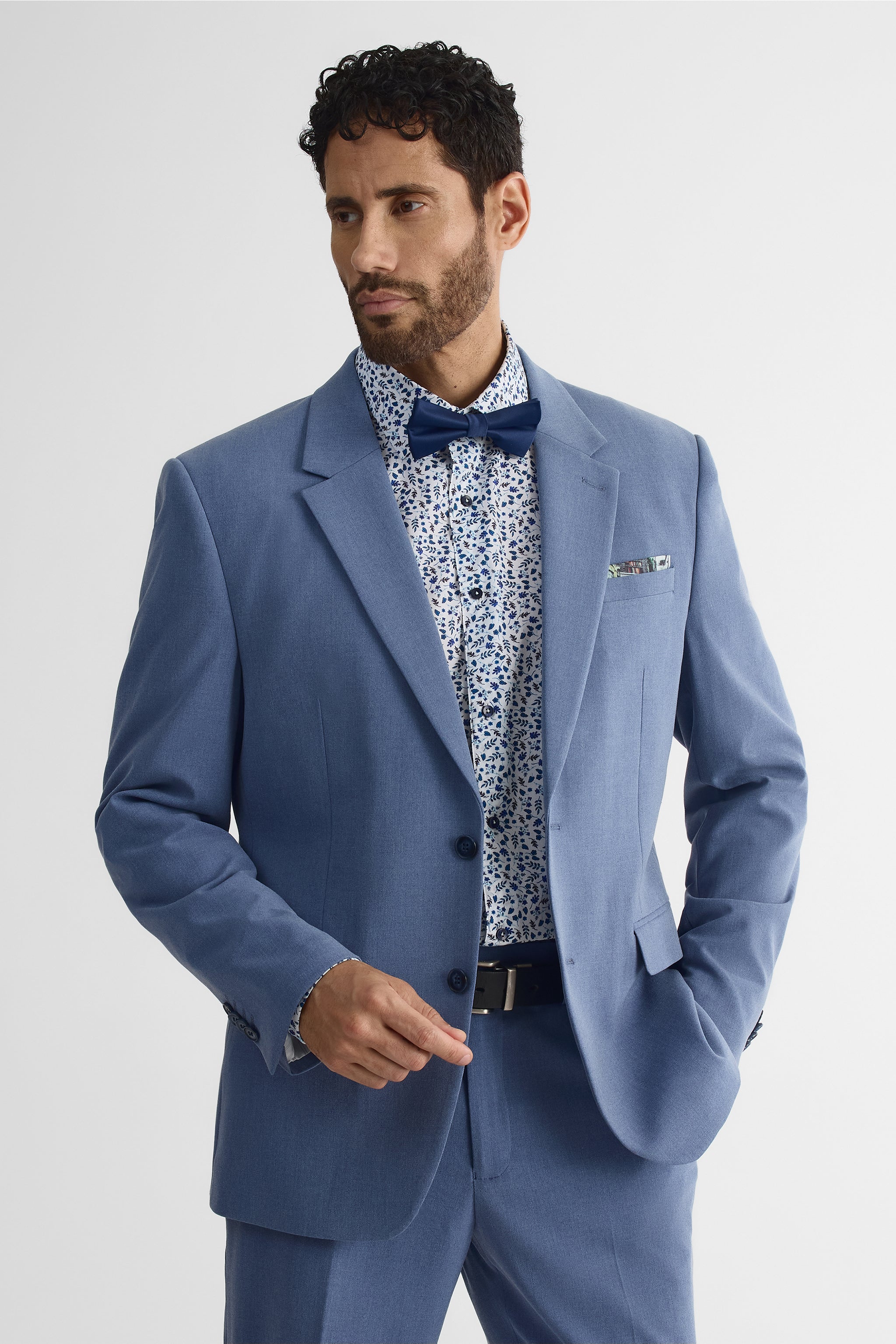 Veston régulier 2 boutons - Homme && BLEU