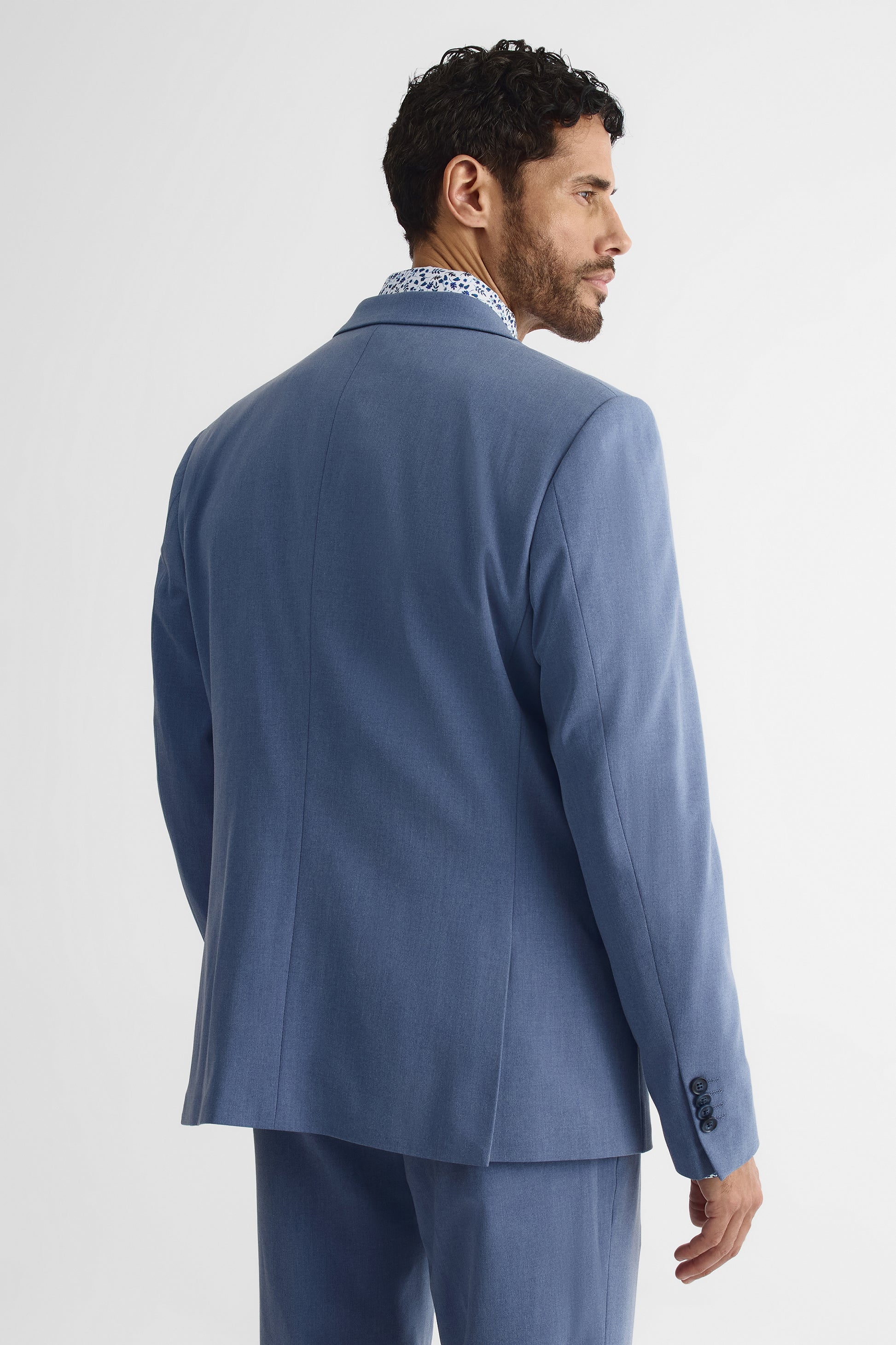 Veston régulier 2 boutons - Homme && BLEU