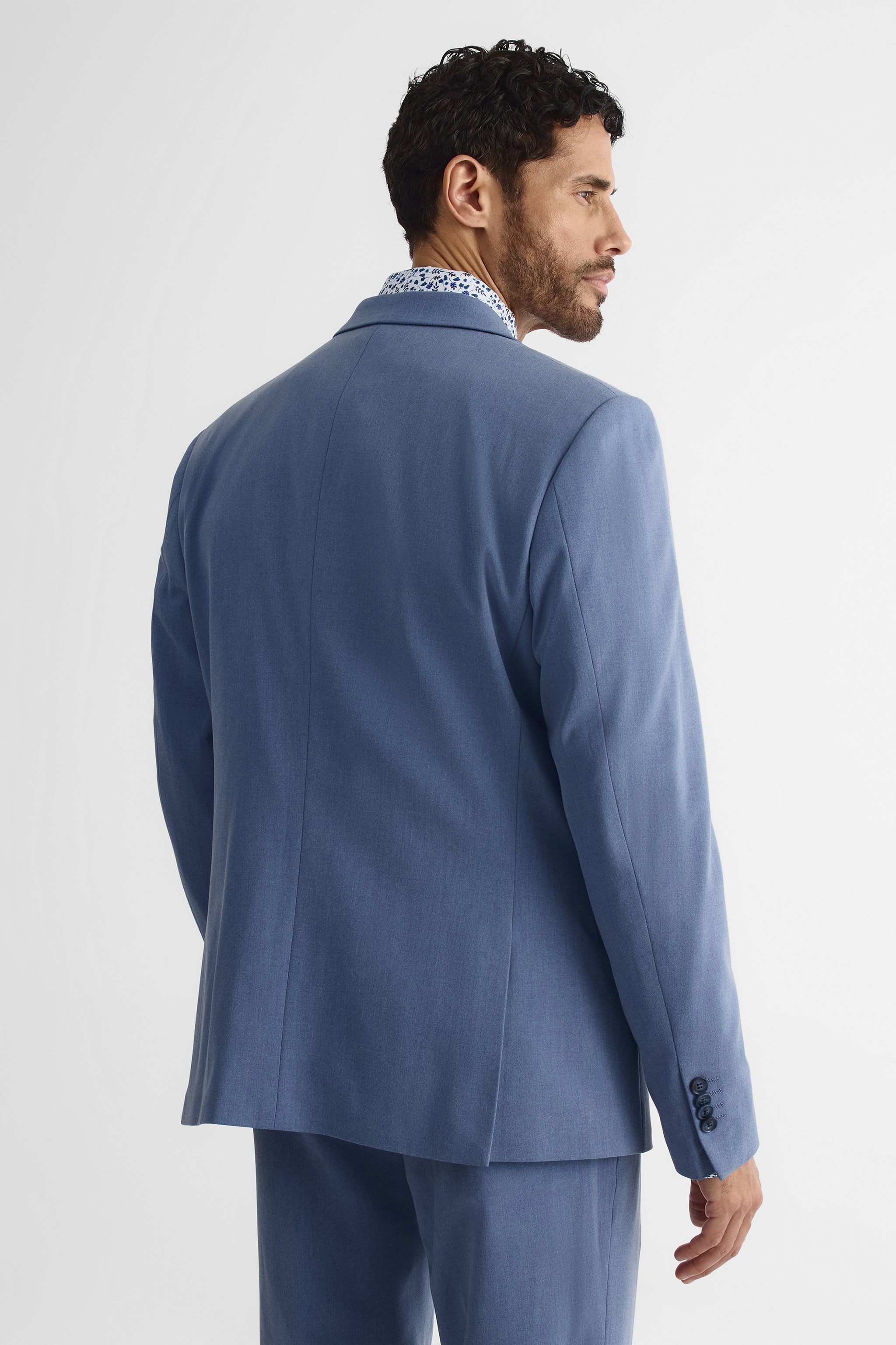 Veston régulier 2 boutons - Homme && BLEU