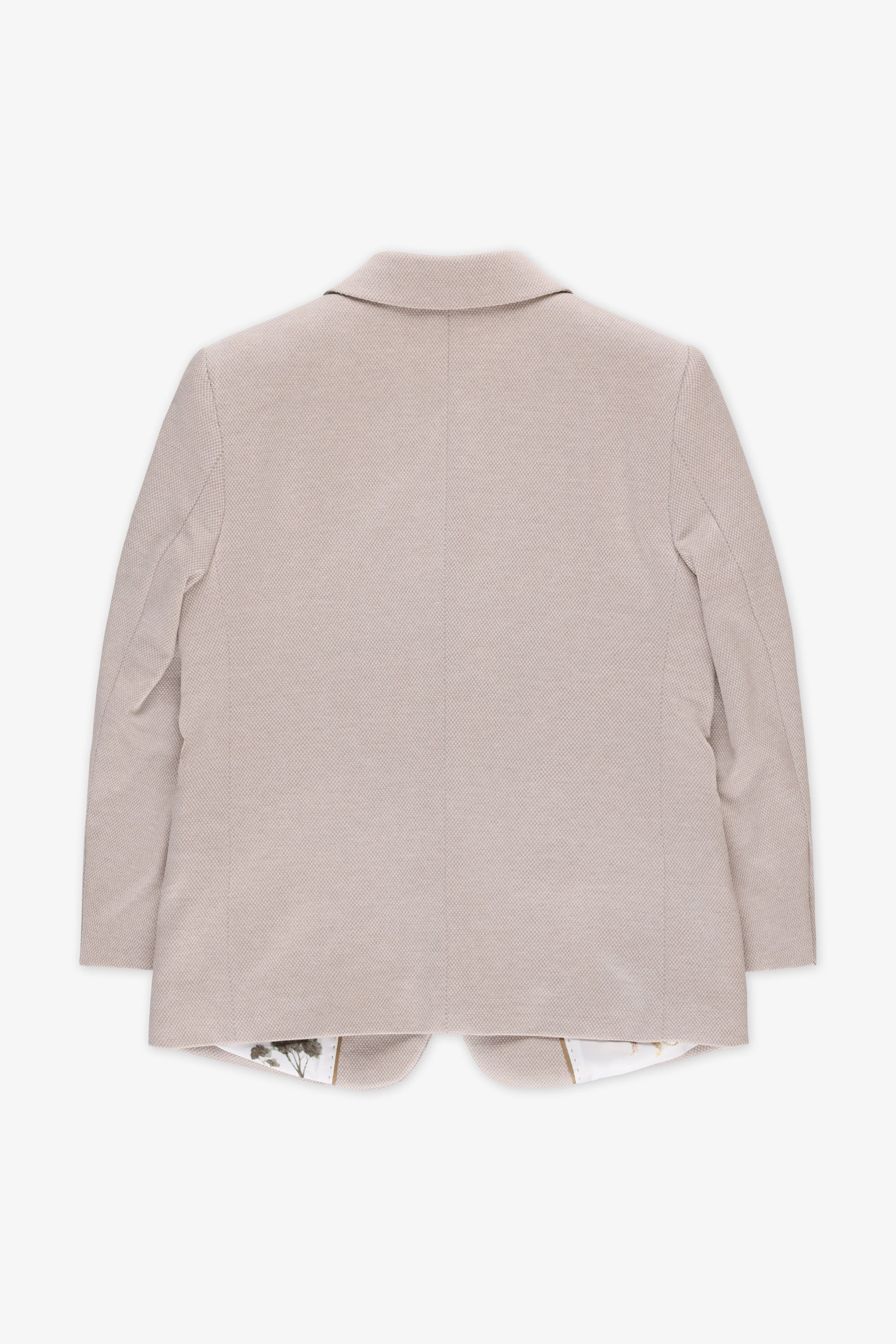 Veston uni stretch à manches longues - Garçon && BEIGE