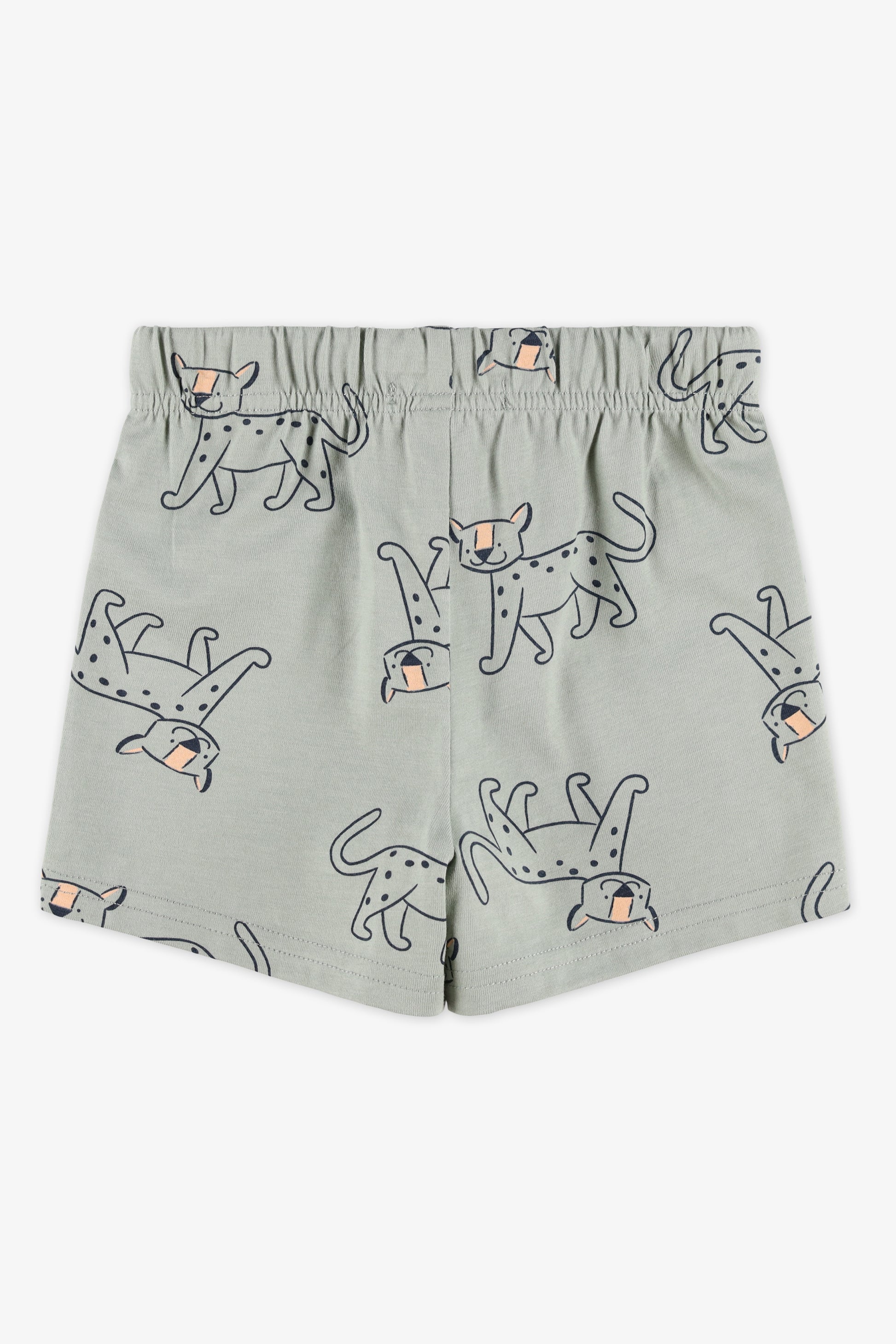 Short pull-on élastique à cordon - Bébé garçon && VERT/MULTI
