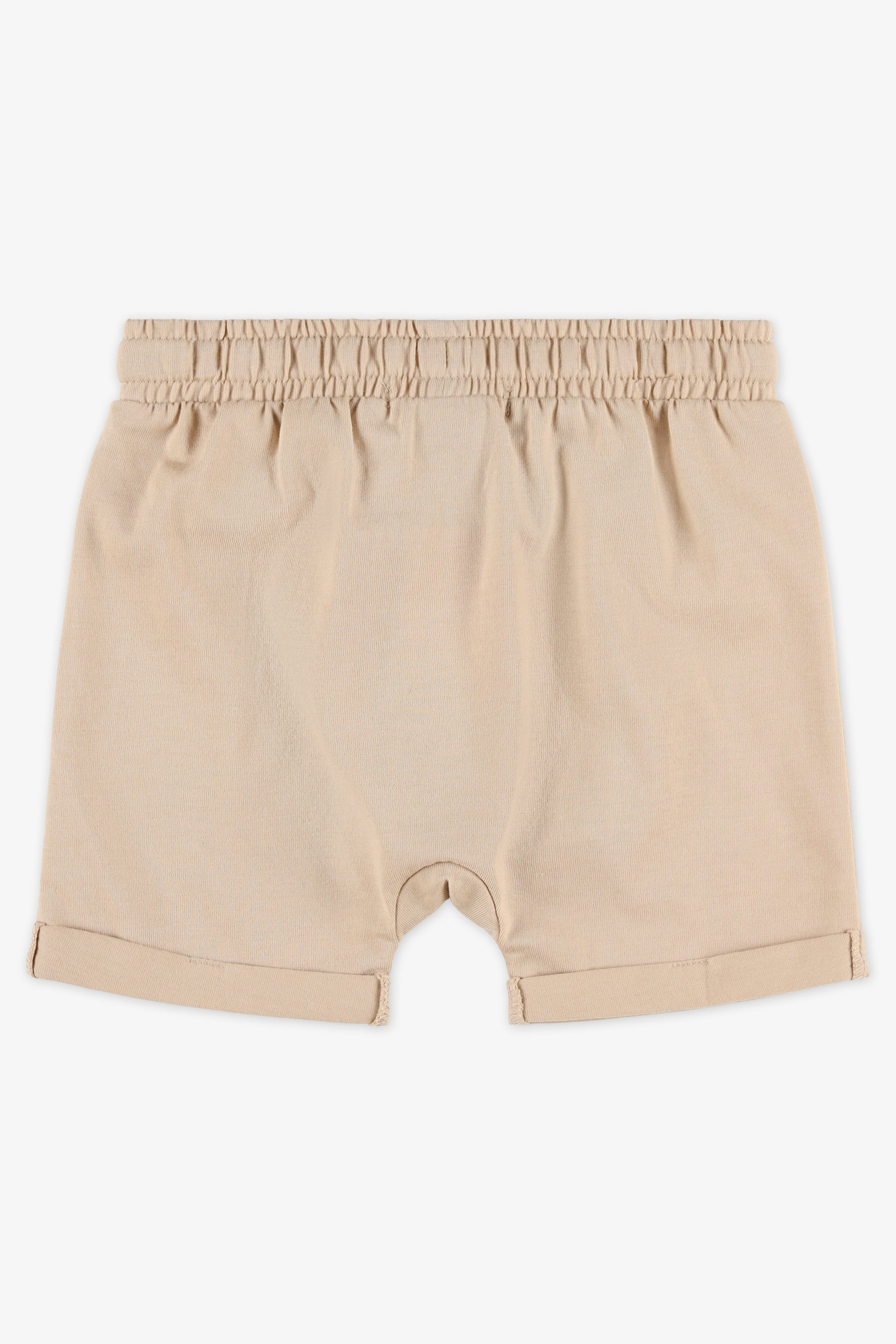 Short pull-on élastique - Bébé garçon && TAUPE