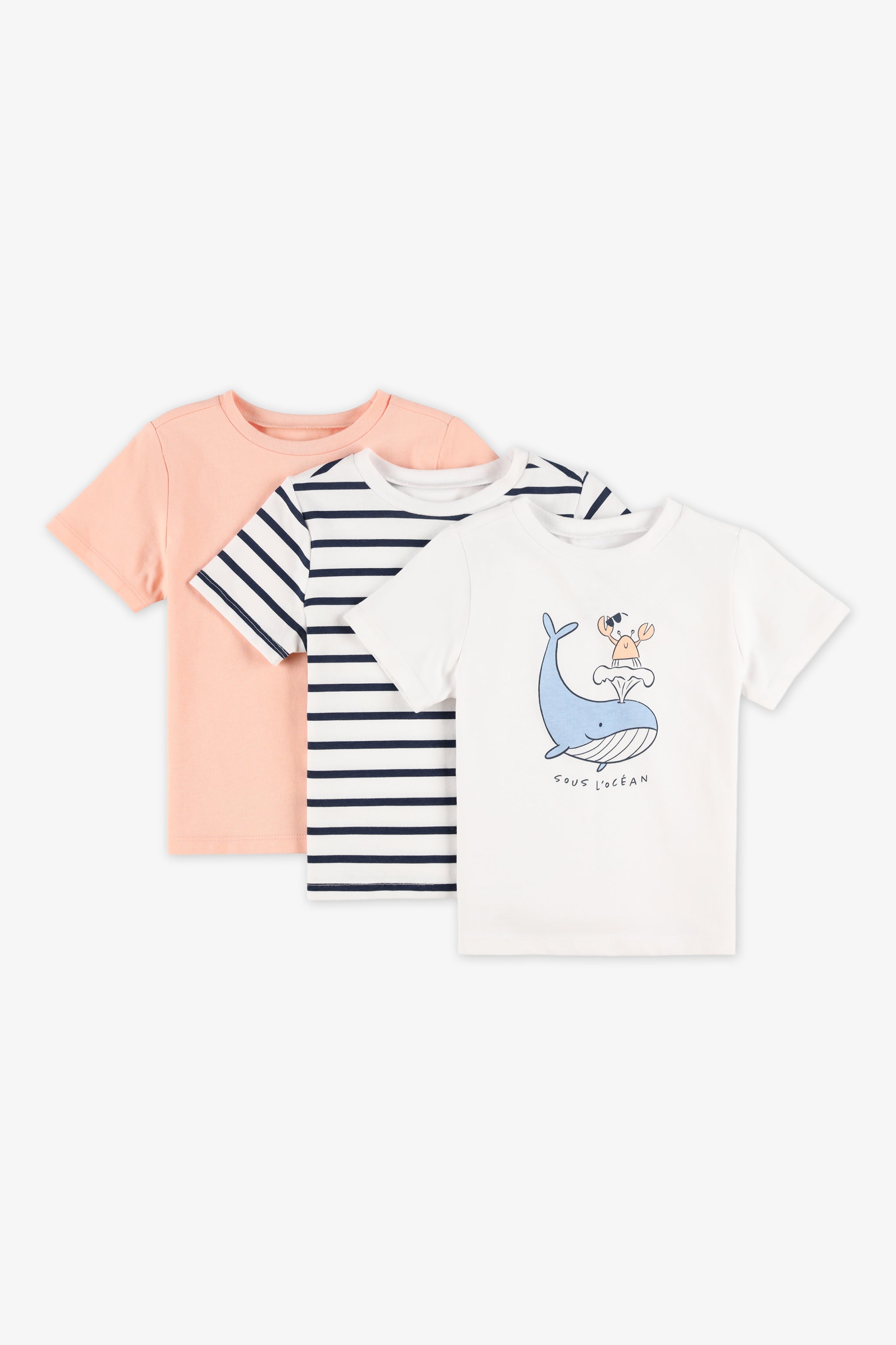 T-shirt à manches courtes - Bébé garçon && BLANC