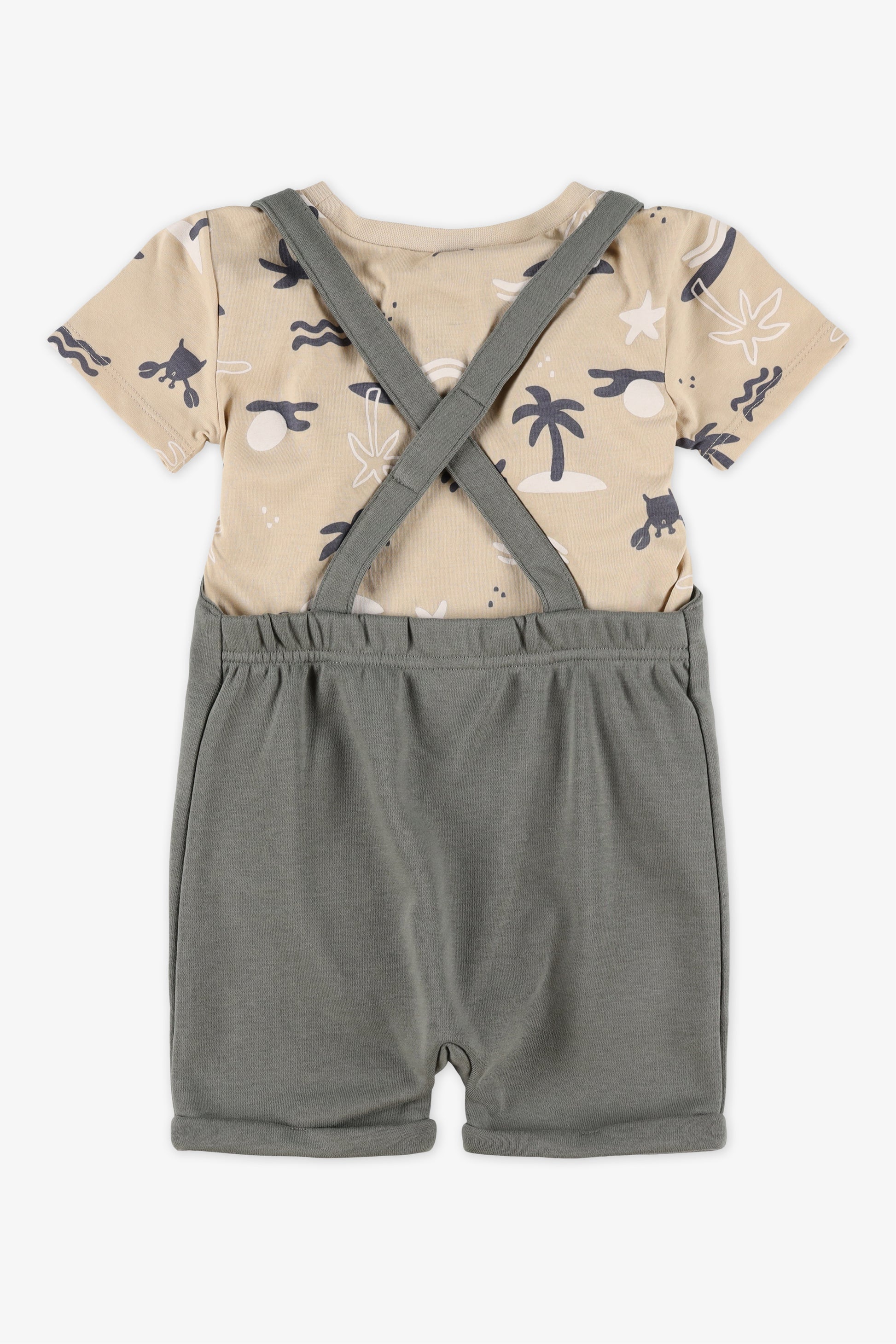 T-shirt à manches courtes imprimé - Bébé garçon && KAKI
