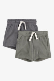 Short en jersey uni - Bébé garçon && GRIS