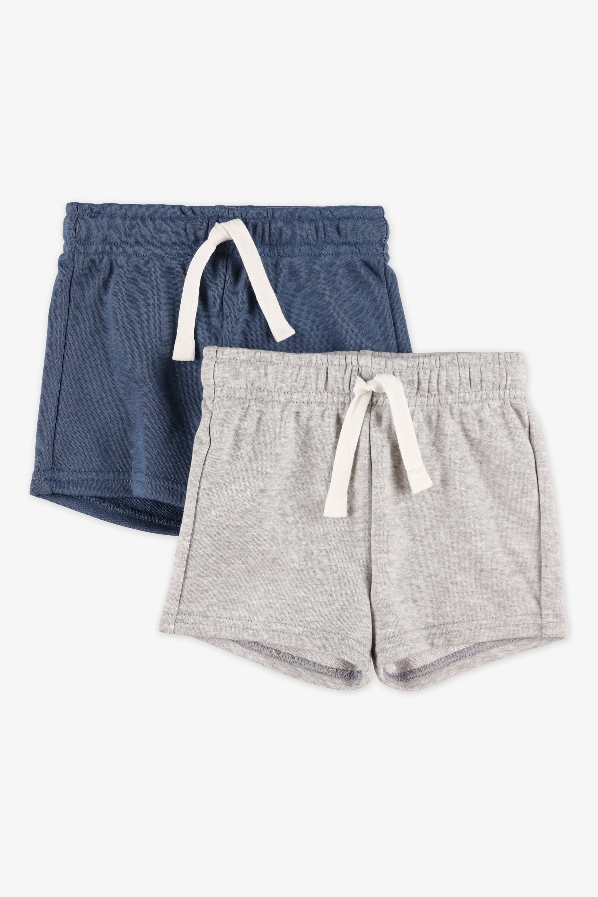 Short en jersey uni - Bébé garçon && GRIS MIXTE